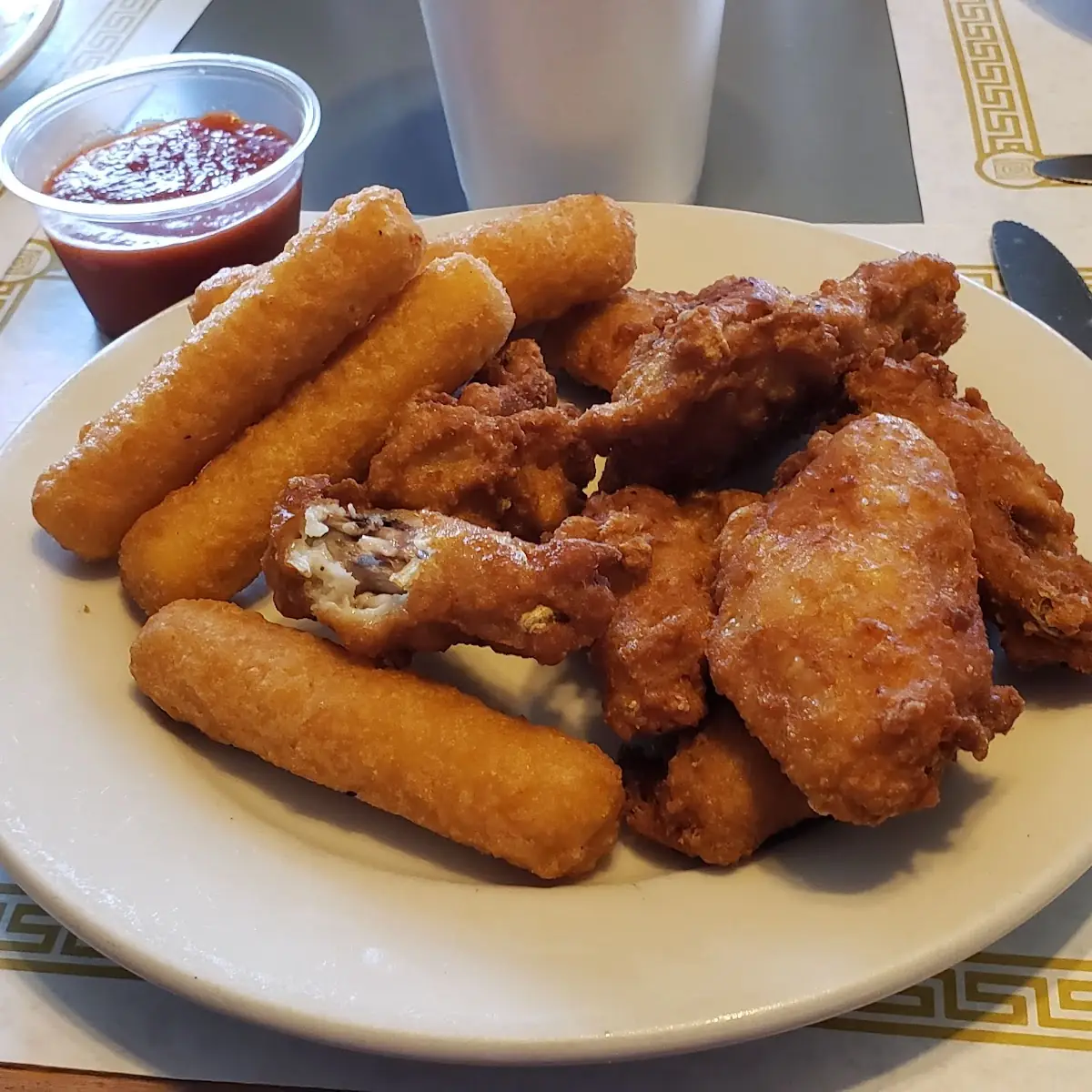Wing Dings and Mozzarella Sticks