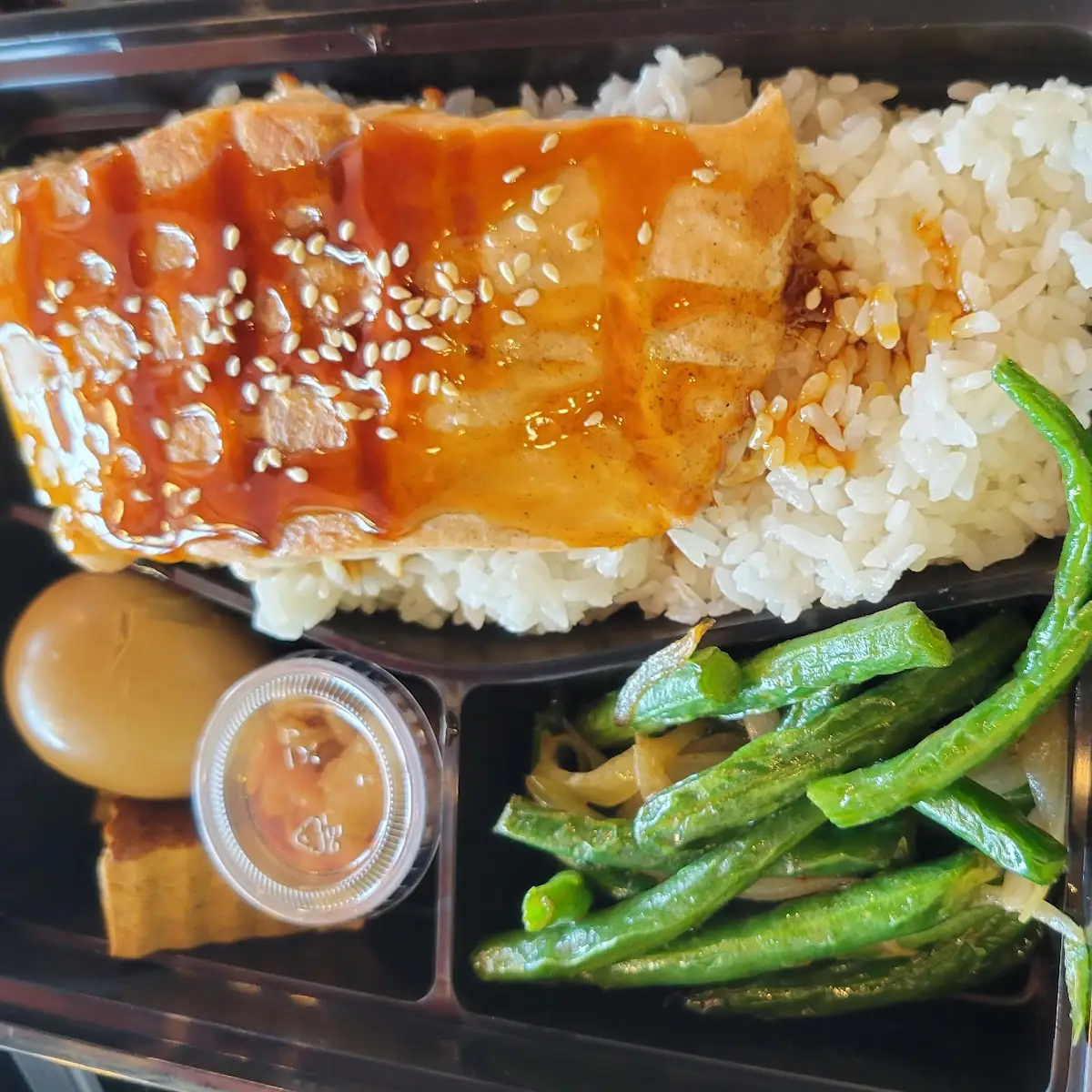Grilled Salmon Bento