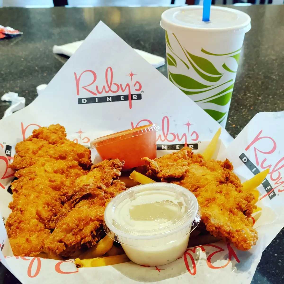 Chicken Strip Basket Meal