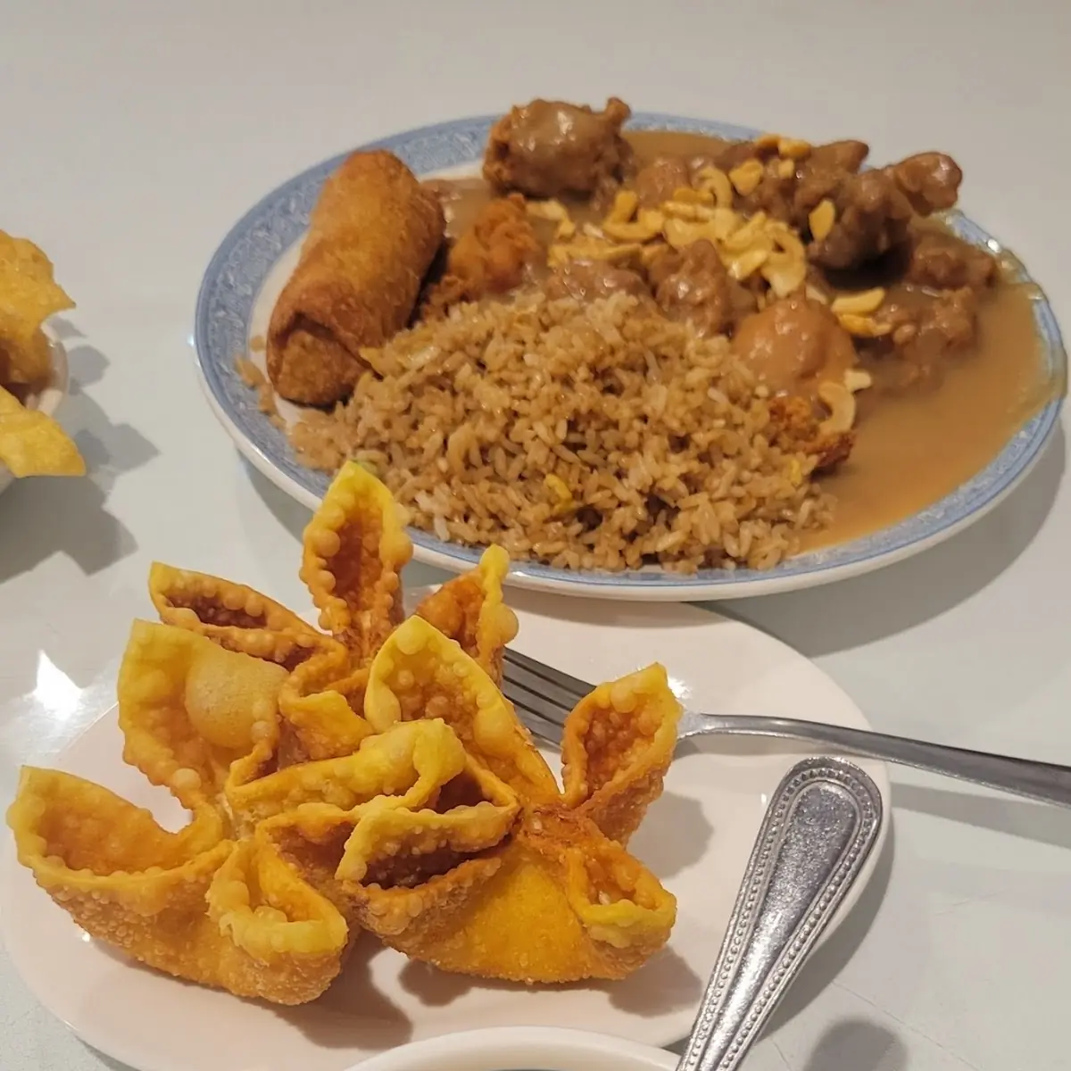 Crab Rangoon Egg Drop Soup Springfield Cashew Chicken