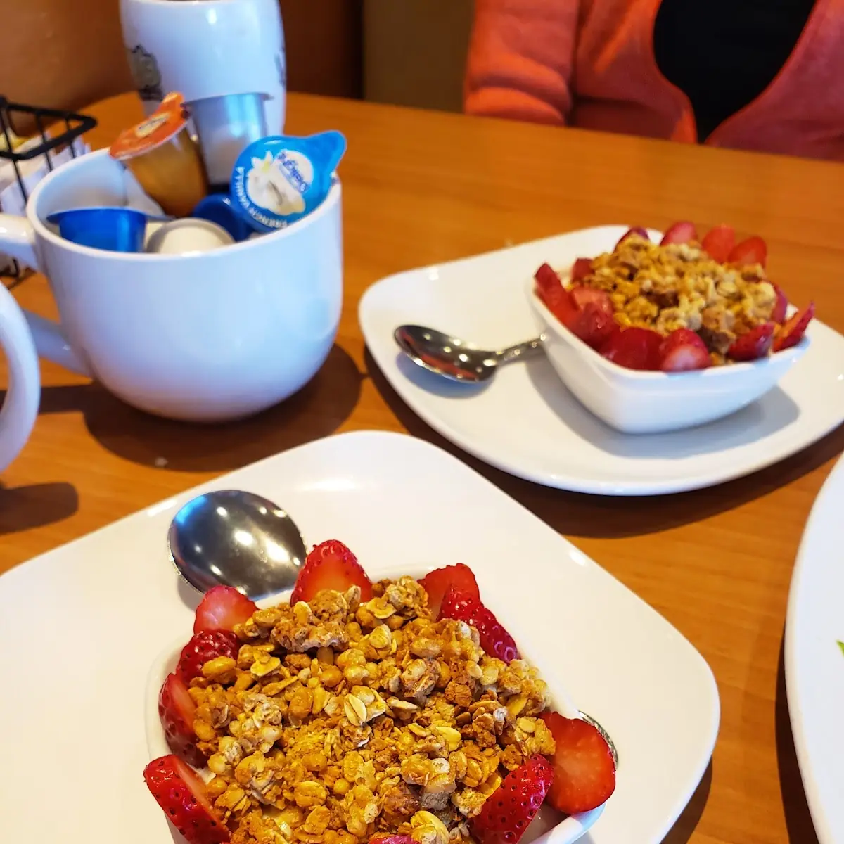 Low Fat Vainilla Yogurt and Granola