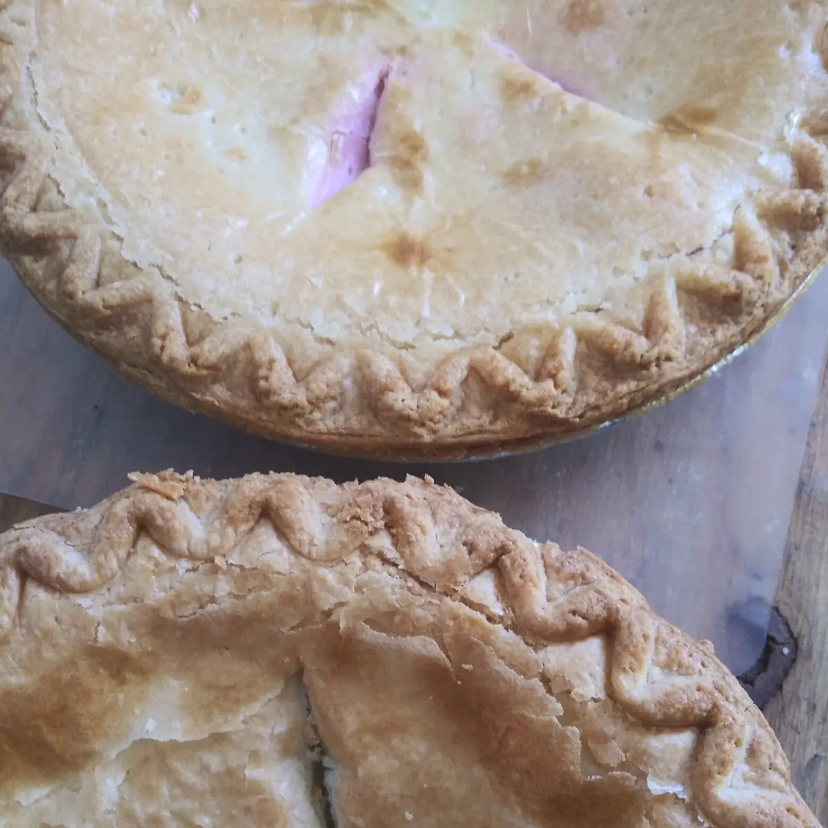 Apple Pie and Peach Pie