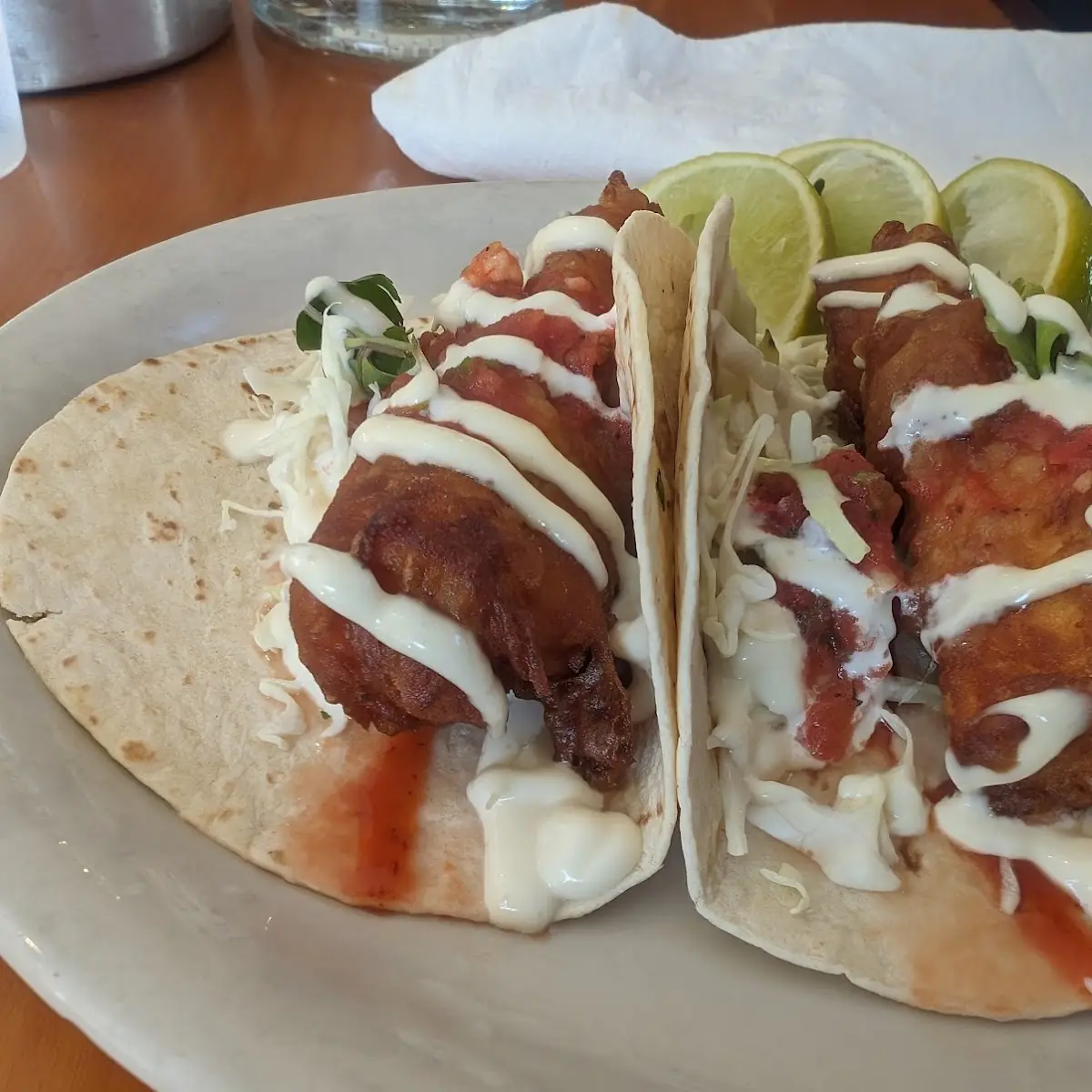 Fish Tacos Comes with 3