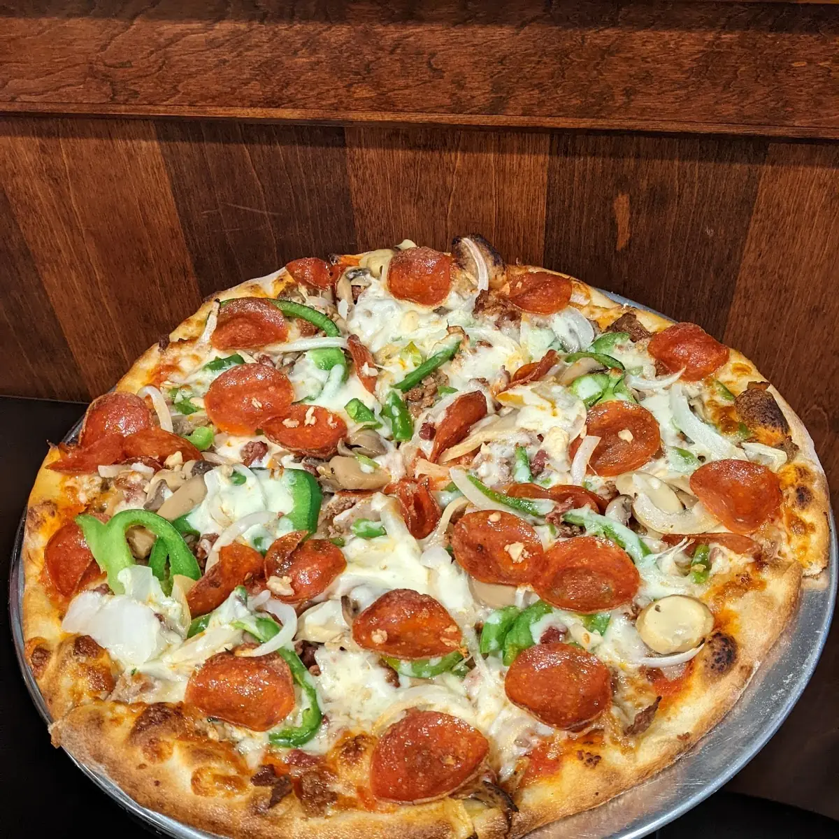 Hot Honey Pepperoni & Basil Pizza