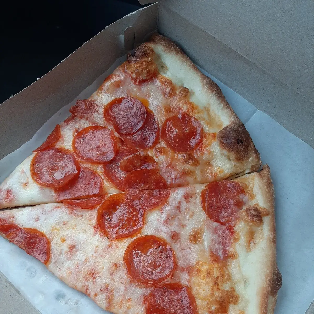 Slices of Pepperoni Pizza
