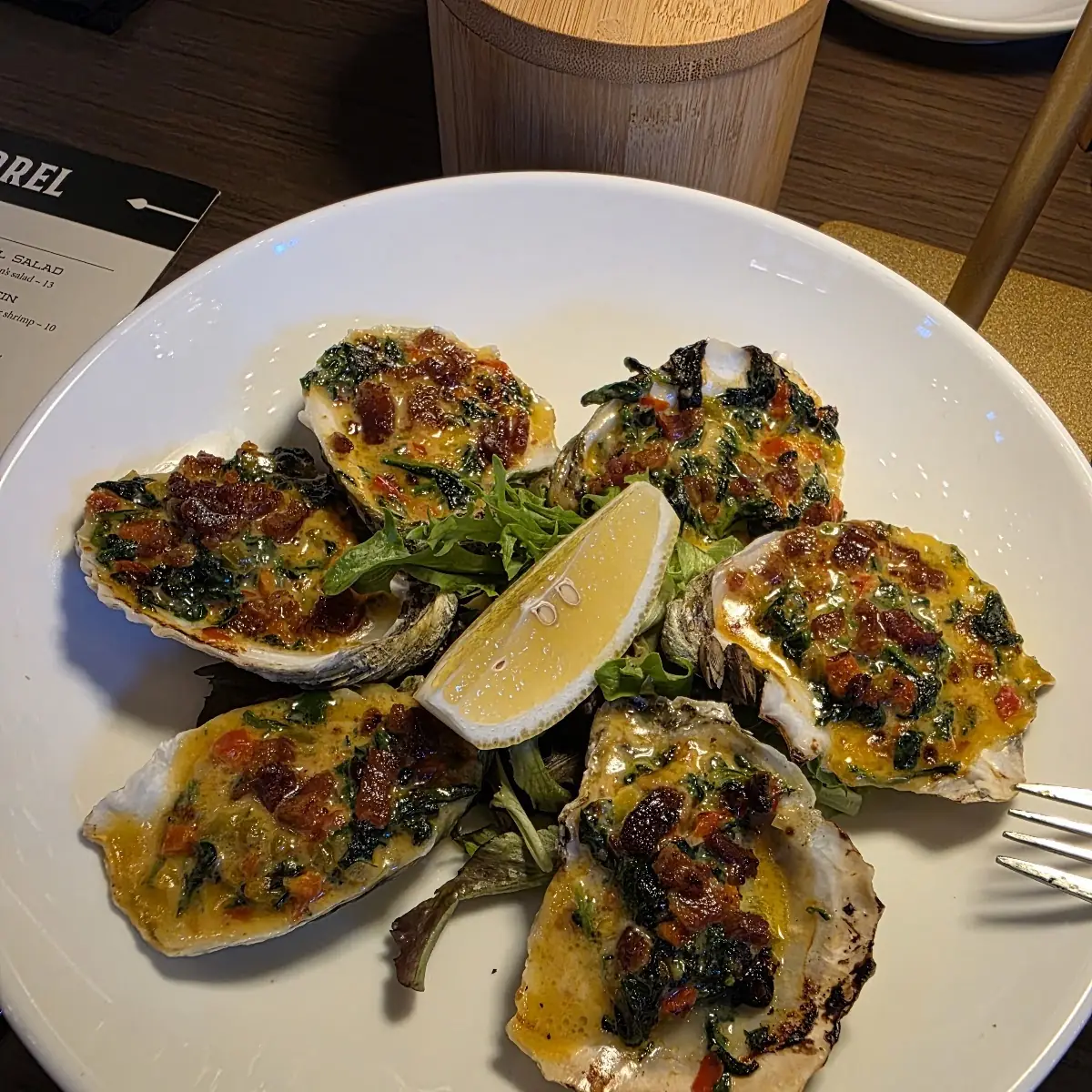 Oysters Rockefeller