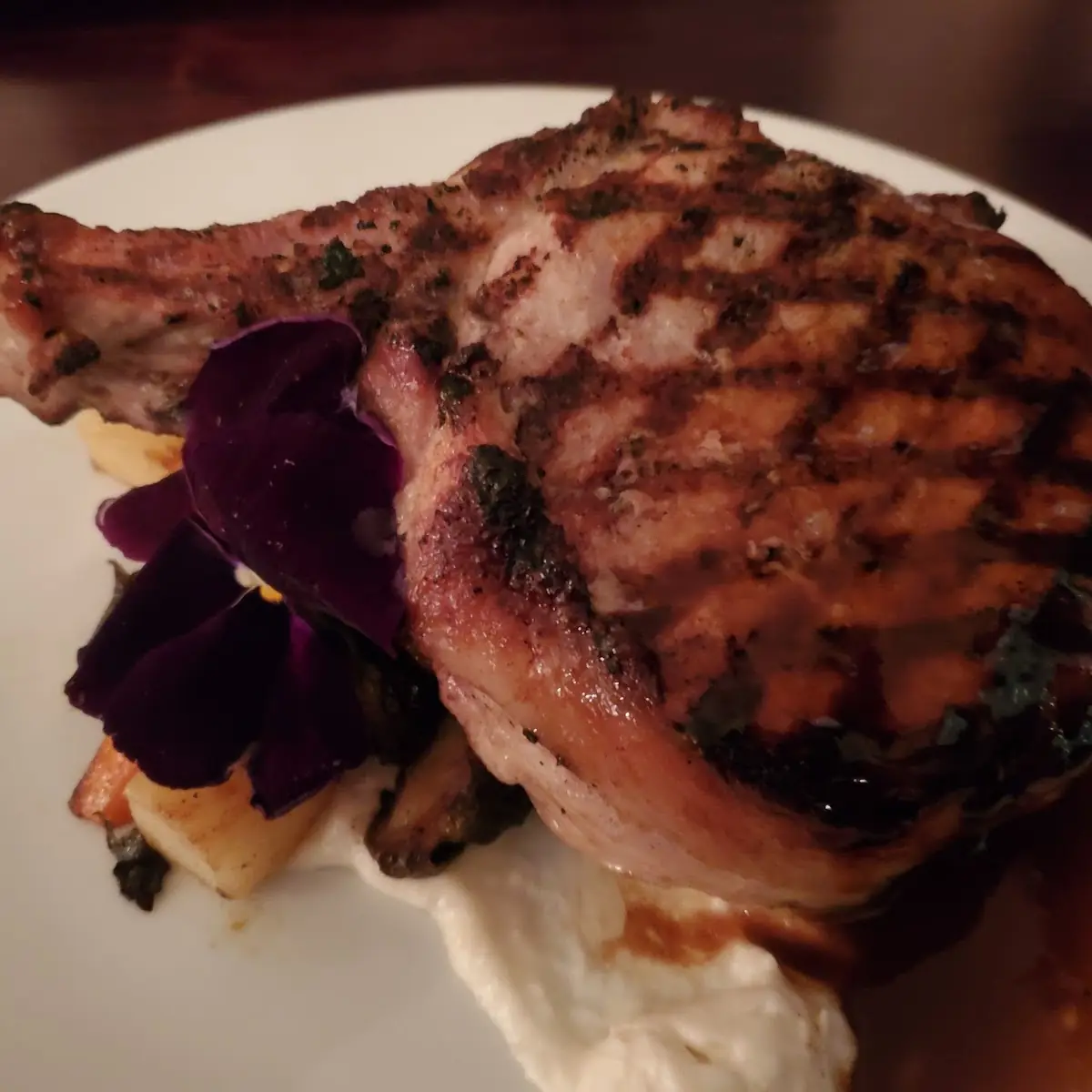 Char Grilled Prime Pork Chop