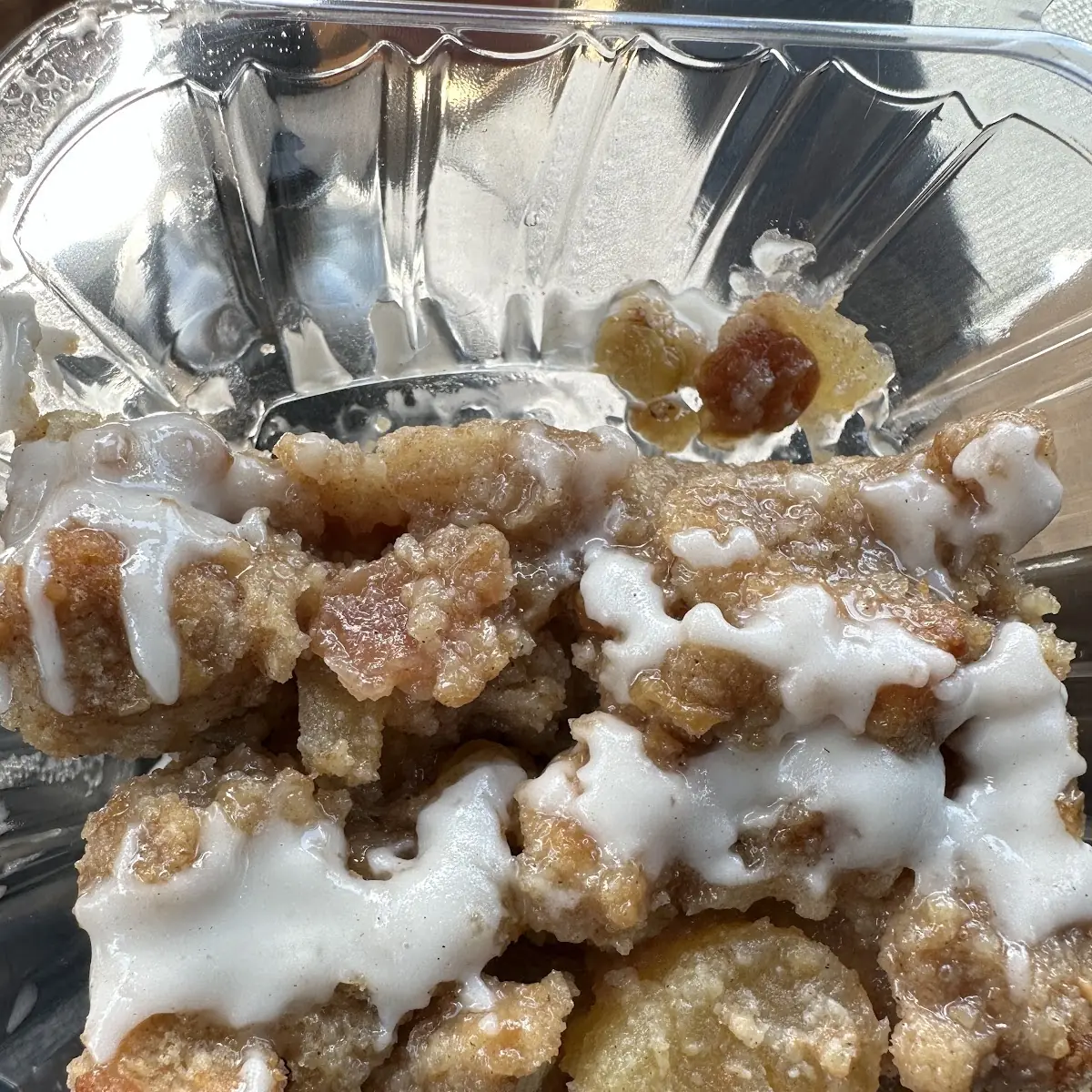 Vegan Apple Brandy Bread Pudding