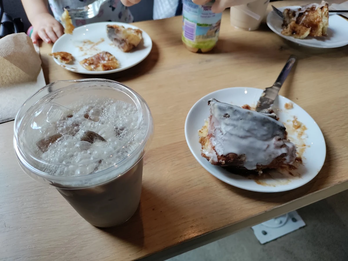 Iced Chai Cinnamon Roll