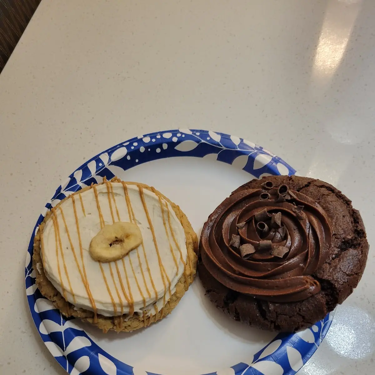 Peanut Butter Cookie and Chocolate Cake Cookie