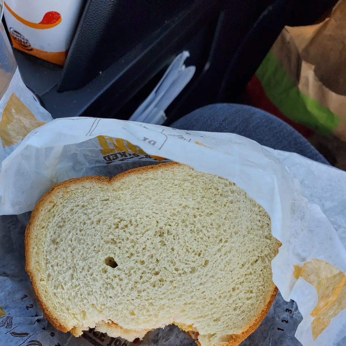 Uncooked Sourdough Breakfast Sandwich