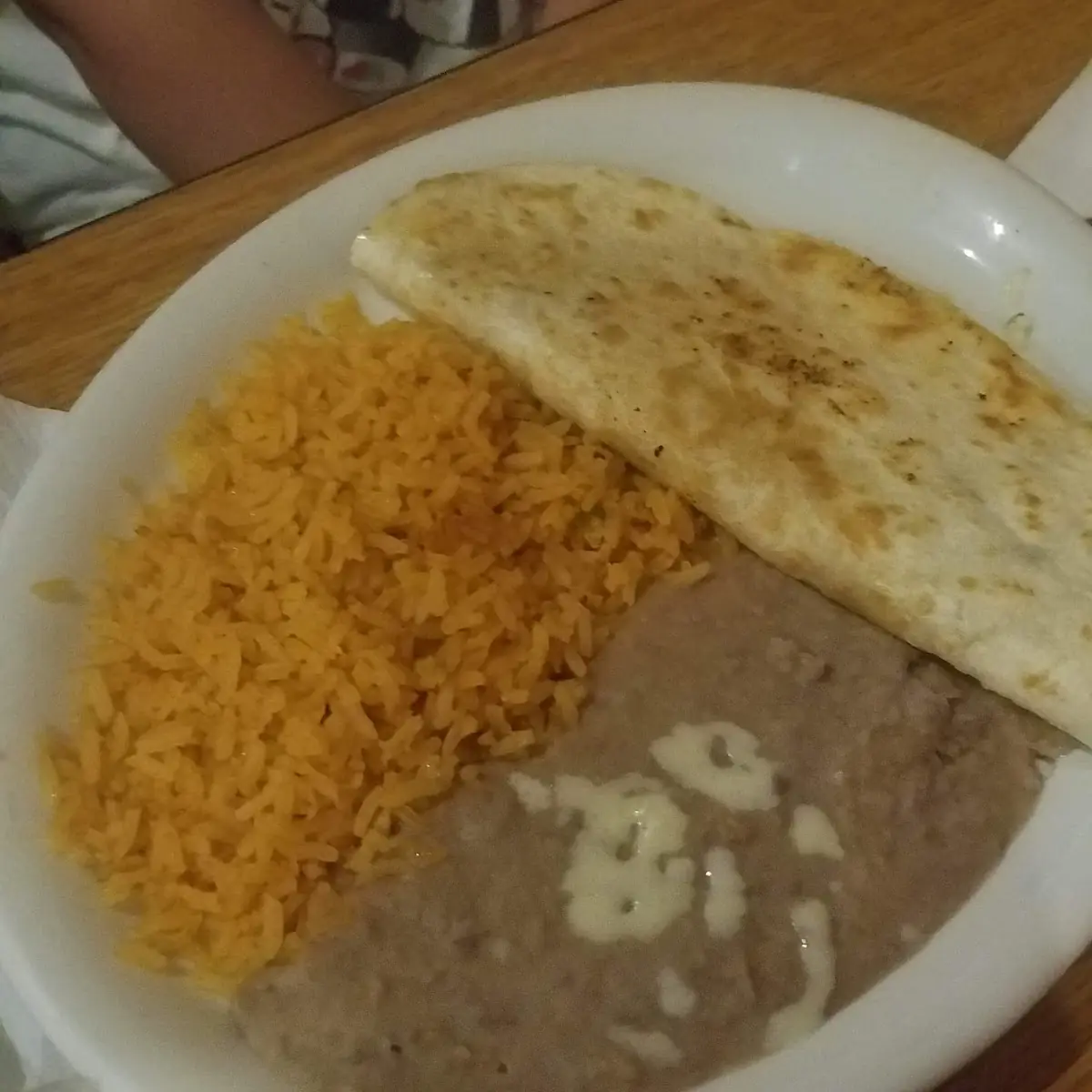 Two Tacos Rice & Beans