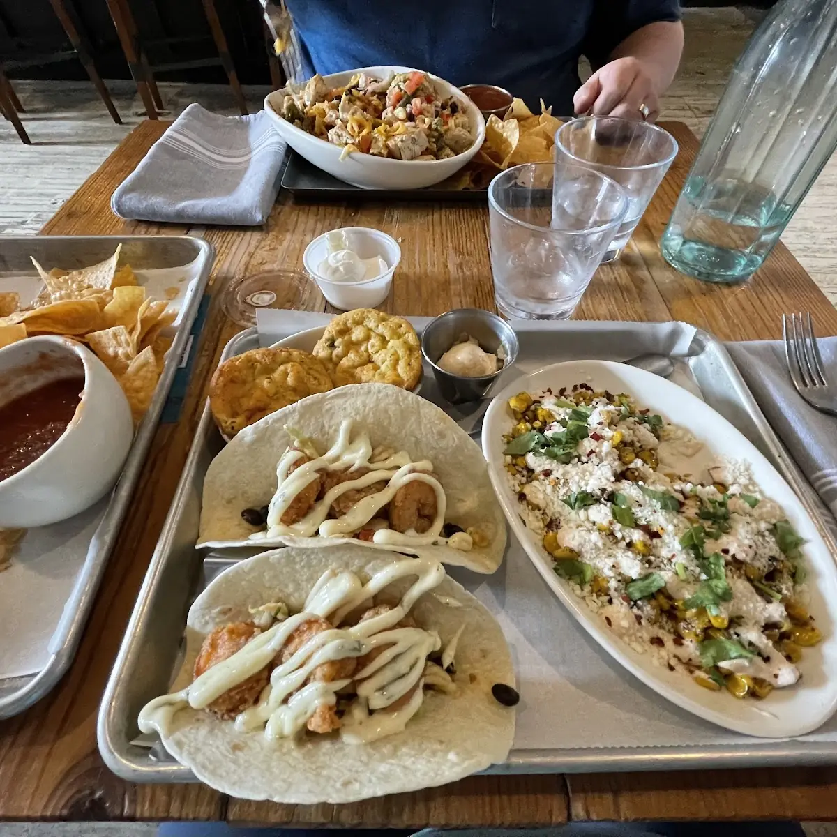 Fish Tacos with Street Corn
