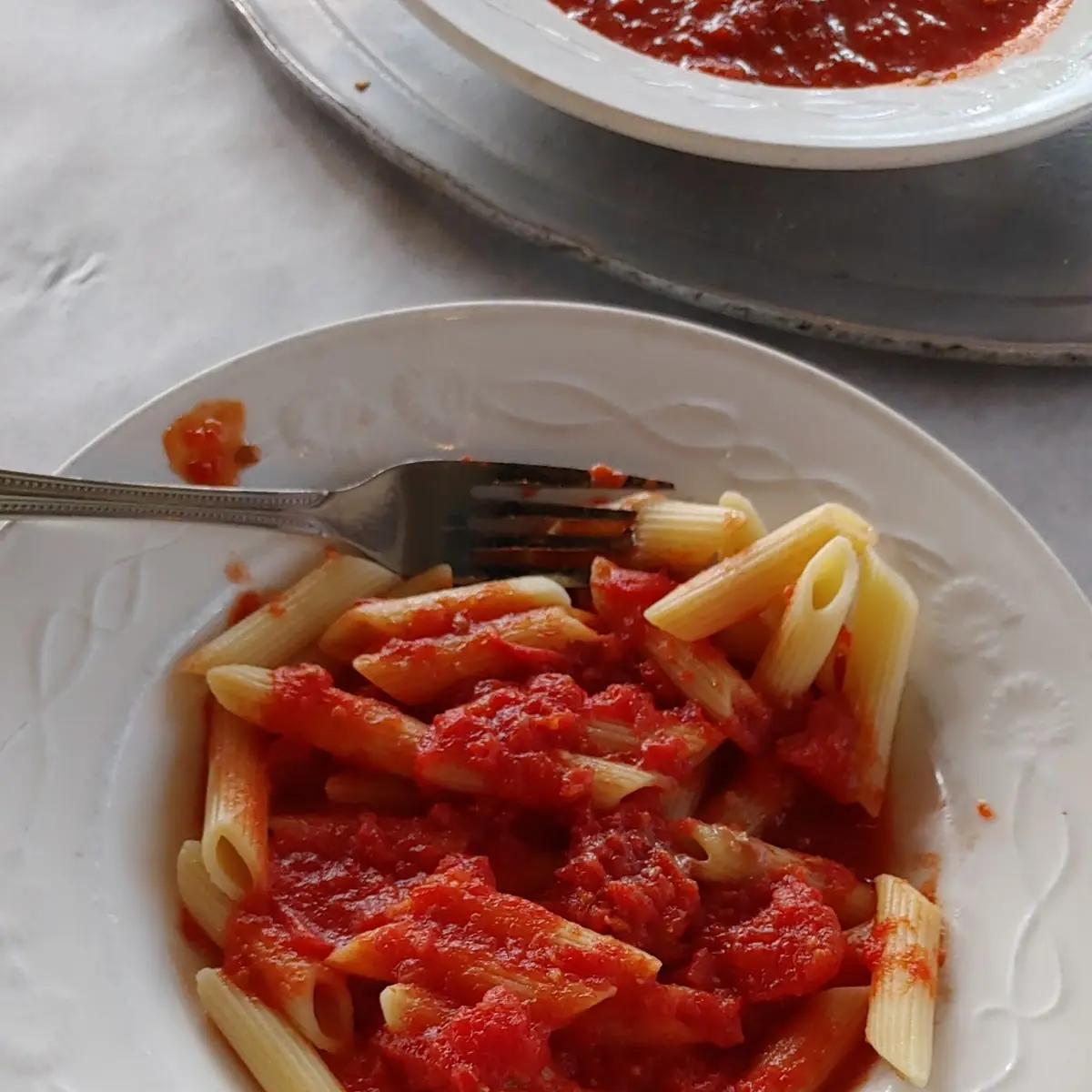 Pasta with Tomato Sauce