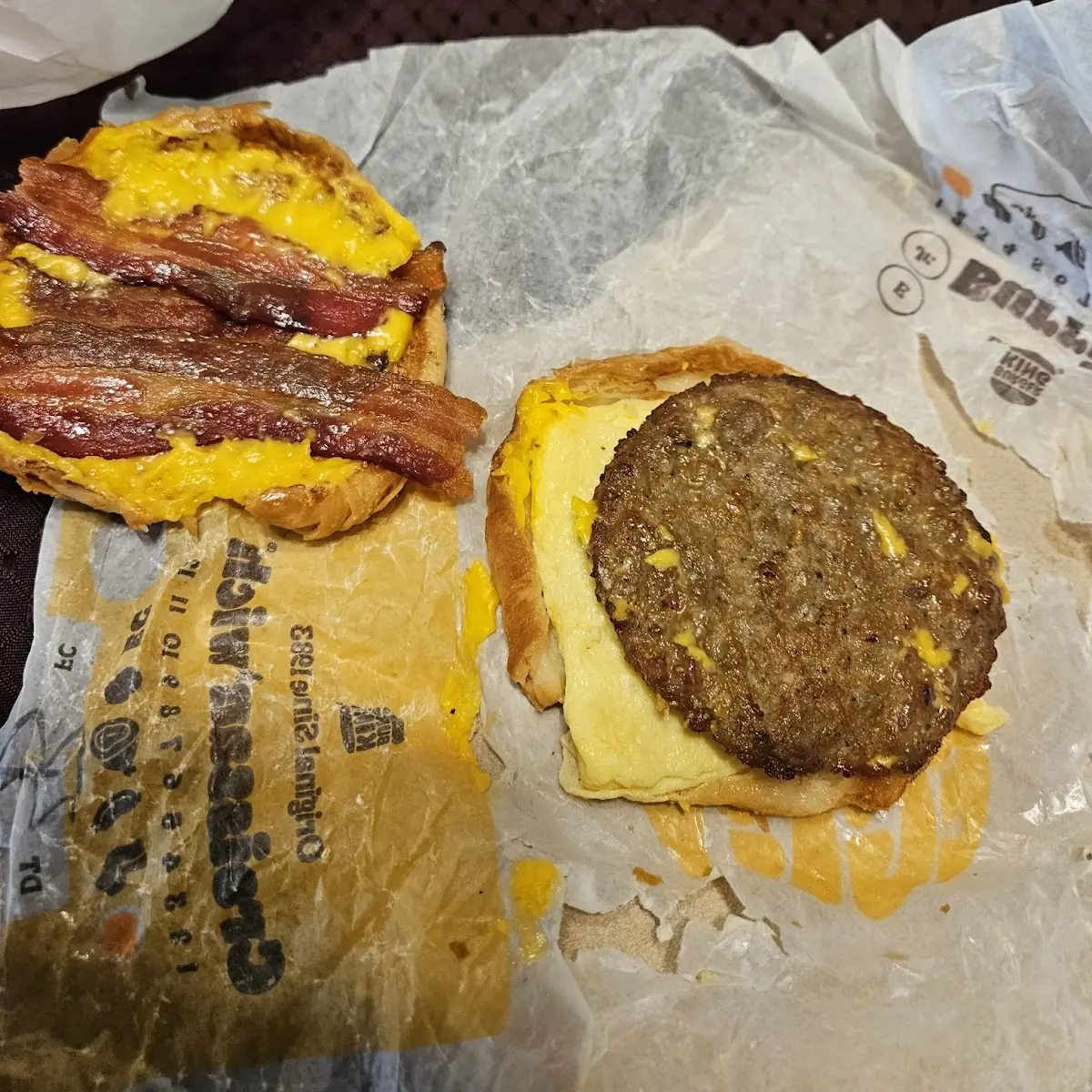 Double Ham Egg Cheese Croissant