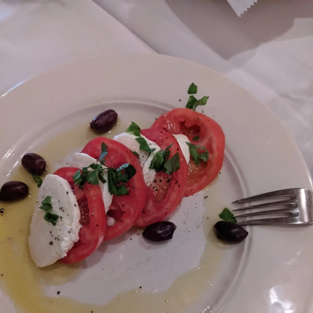 Tomato Basil Mozzarella Caprese