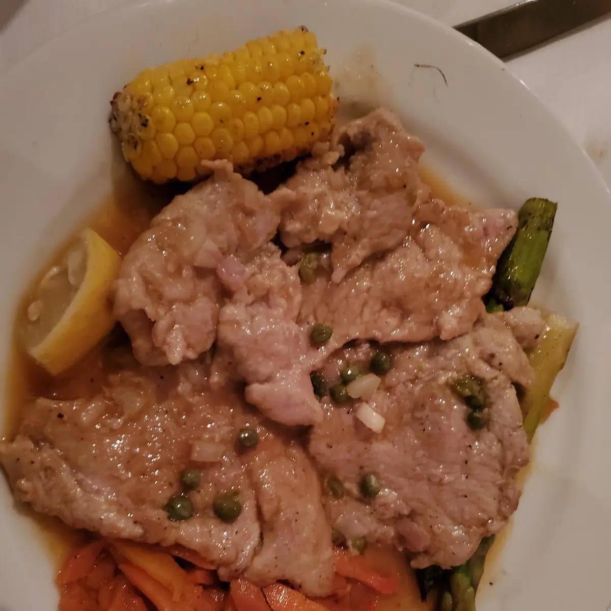 Veal Piccata Entree