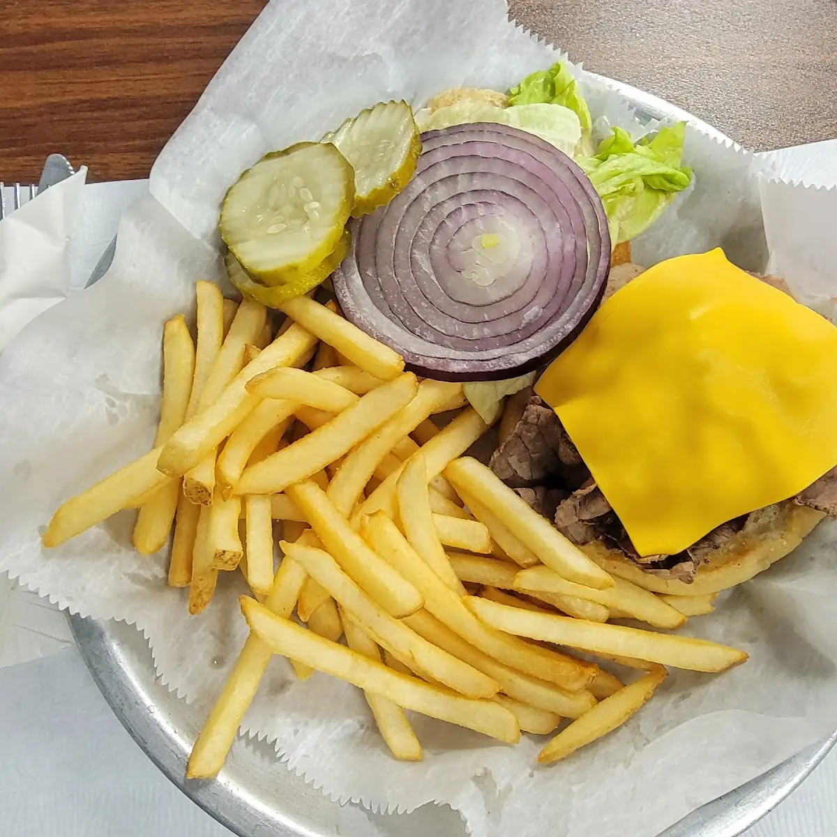 Stacked Roast Beef Sandwich