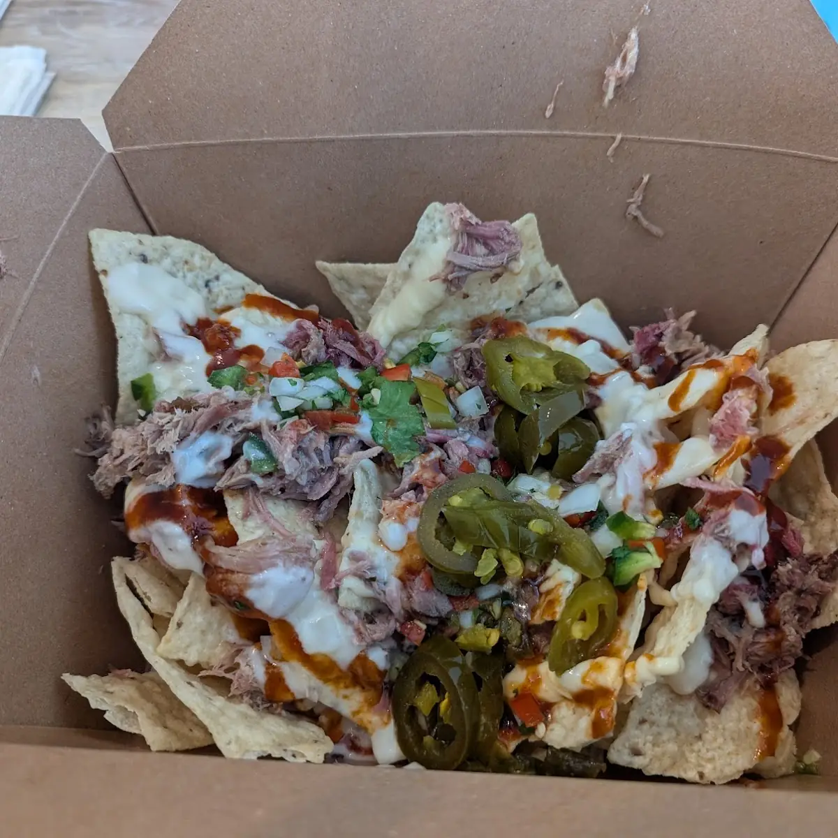 Loaded Nachos with Pork