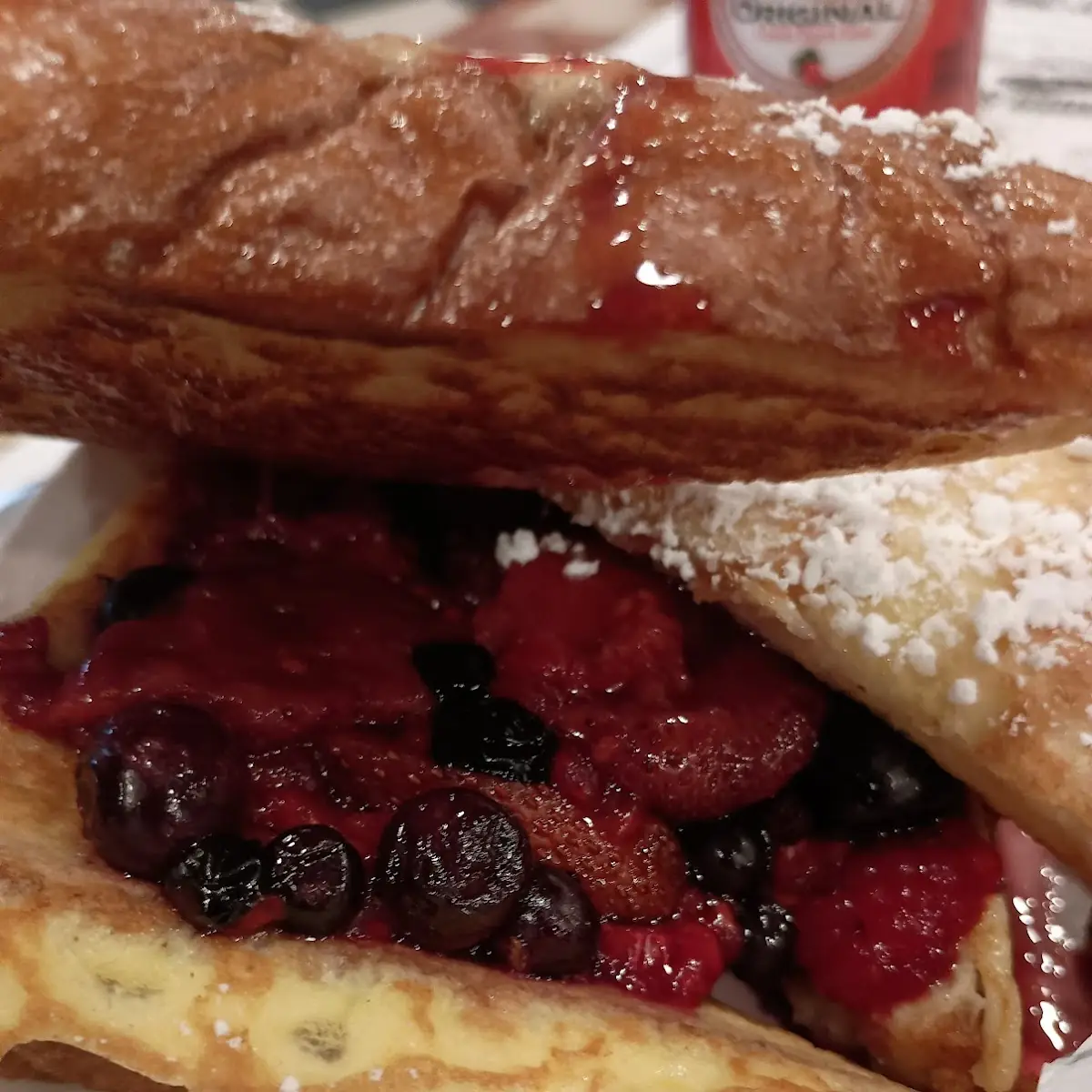 Mixed Berry Stuffed French Toast