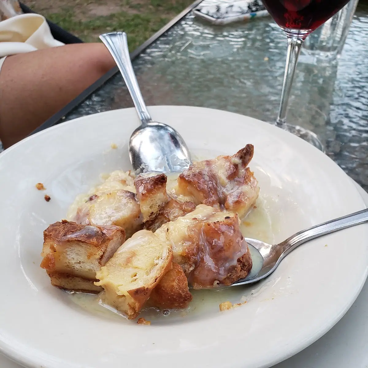 White Chocolate Bread Pudding