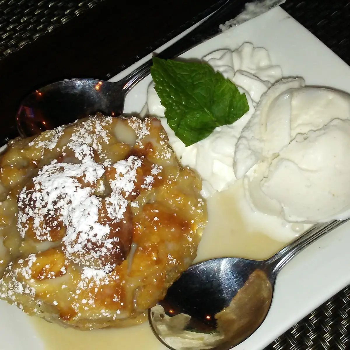 White Chocolate Bread Pudding