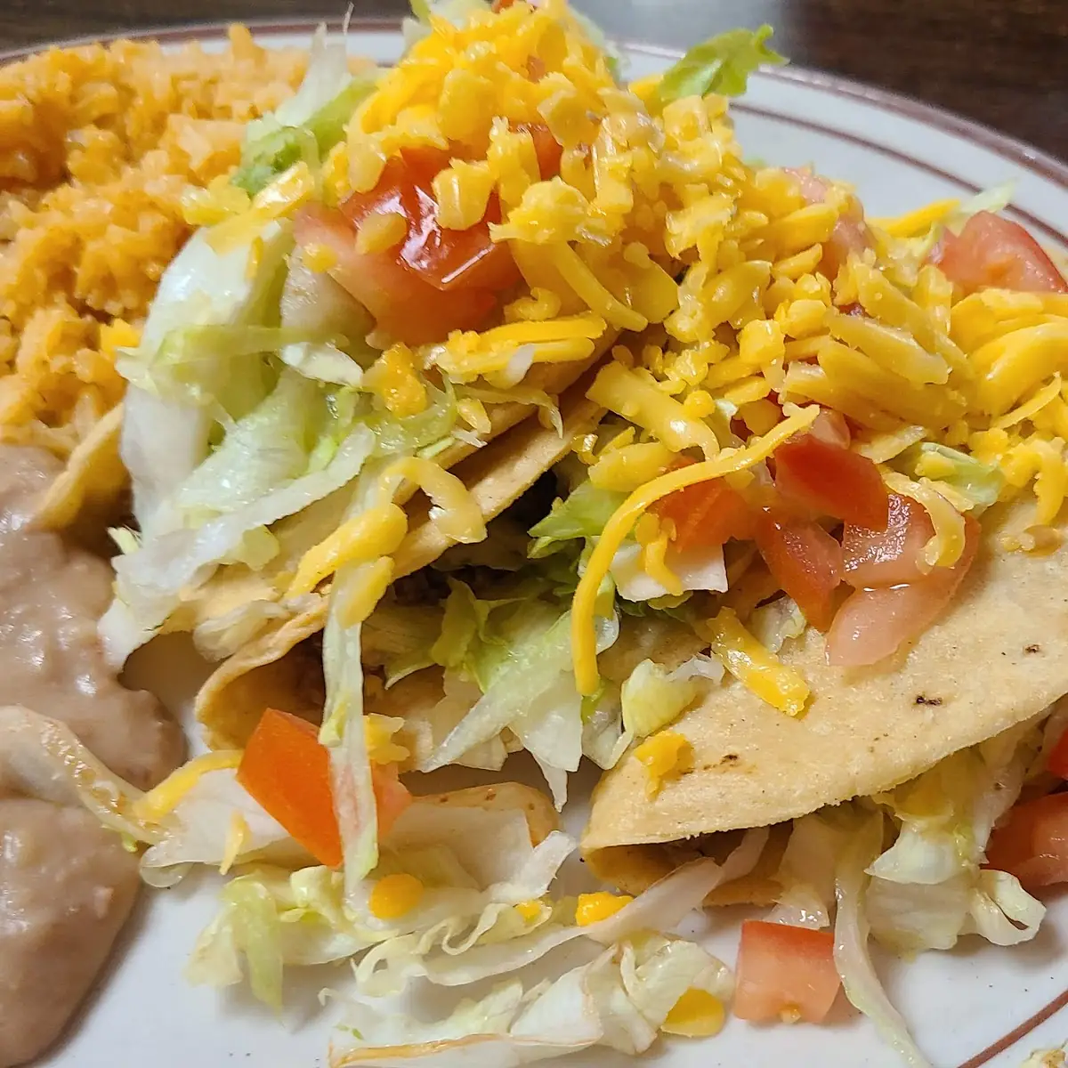 Crunchy Taco Plate