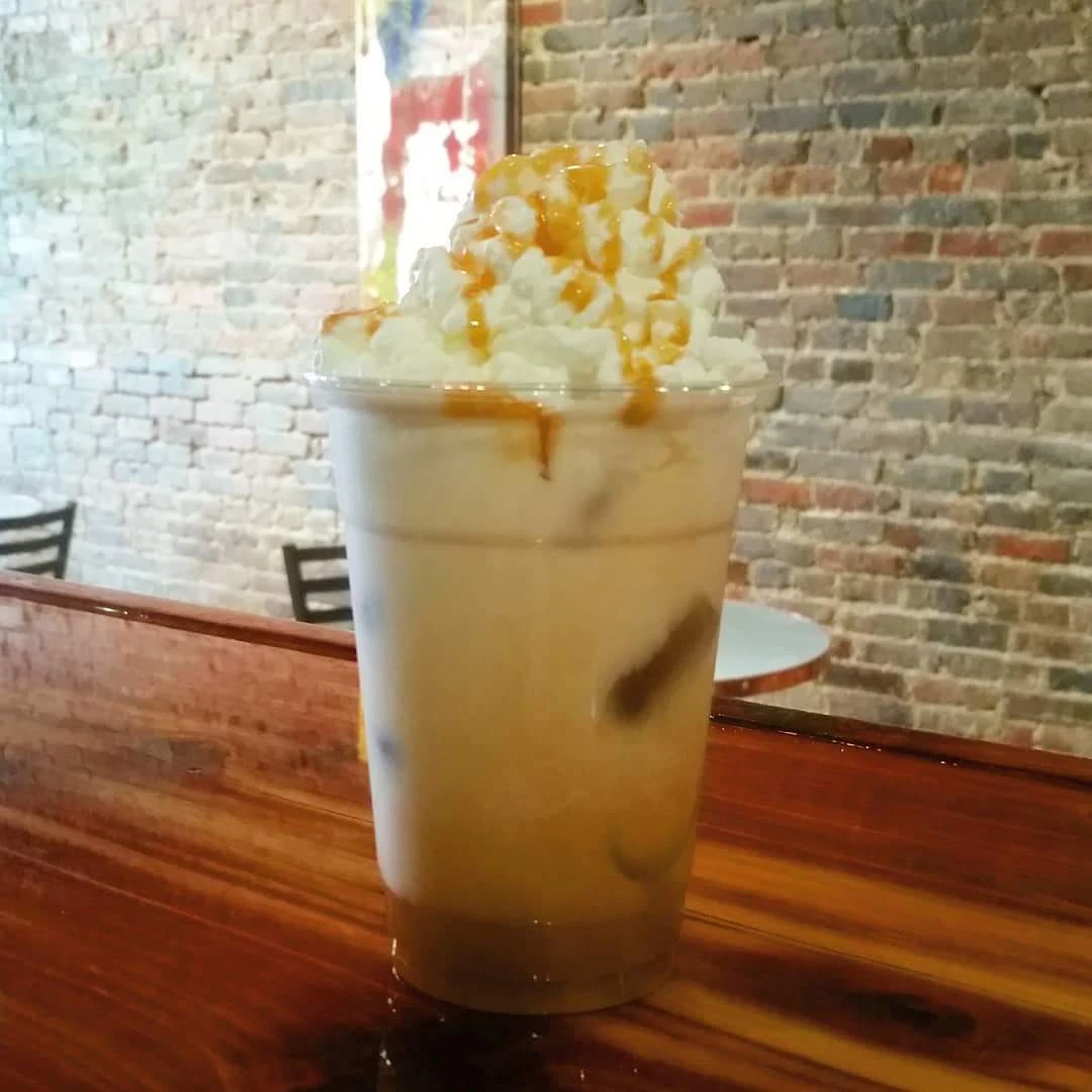 Iced Caramel Toasted Marshmallow Latte
