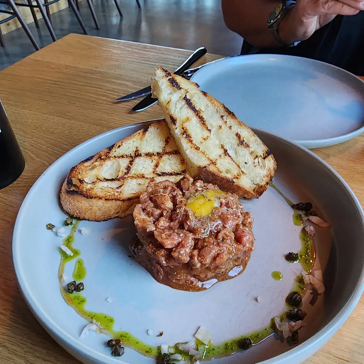 Steak Tartare with Grilled Bread