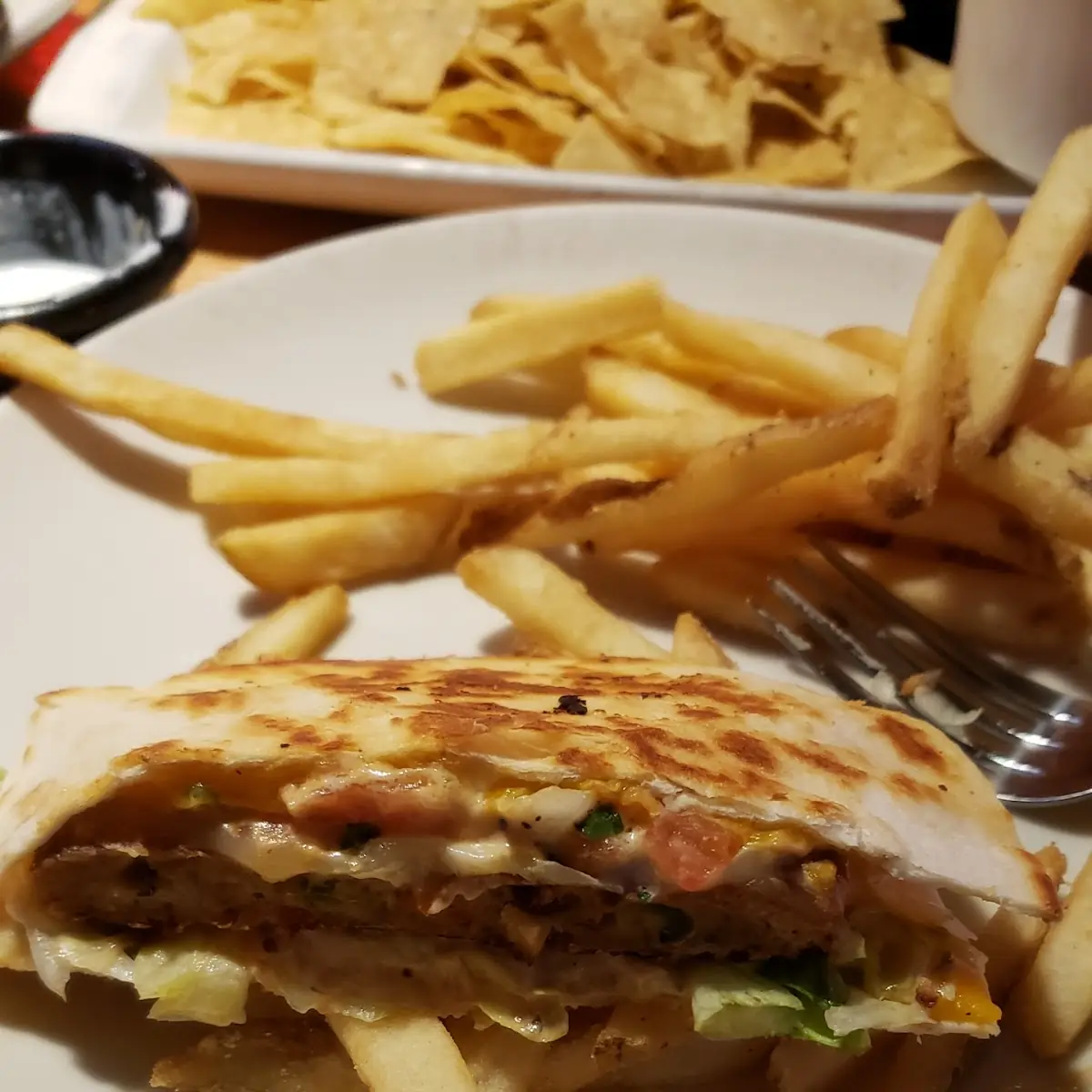 Quesadilla Burger with Veggie Patty
