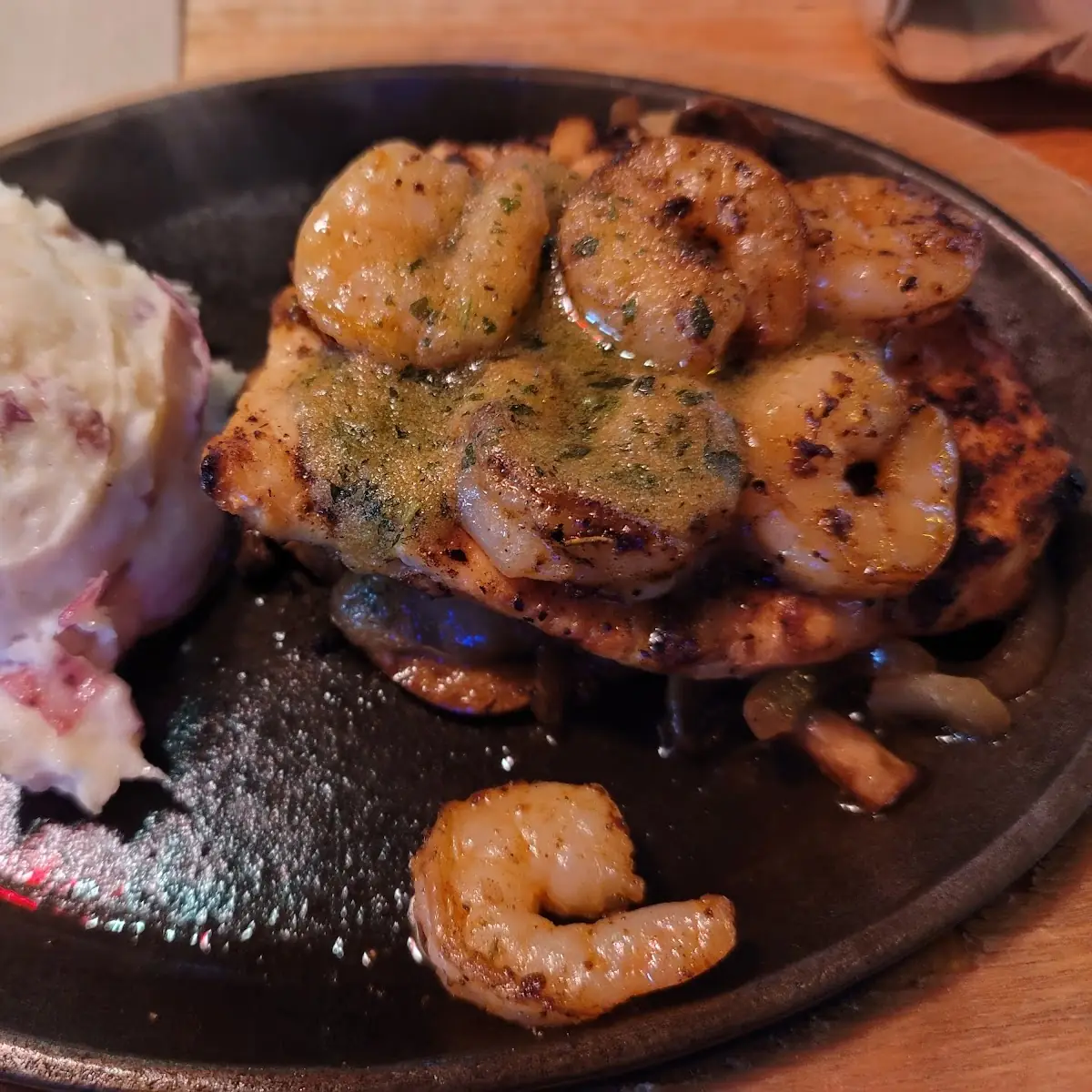 Shrimp 'N Parmesan Sirloin