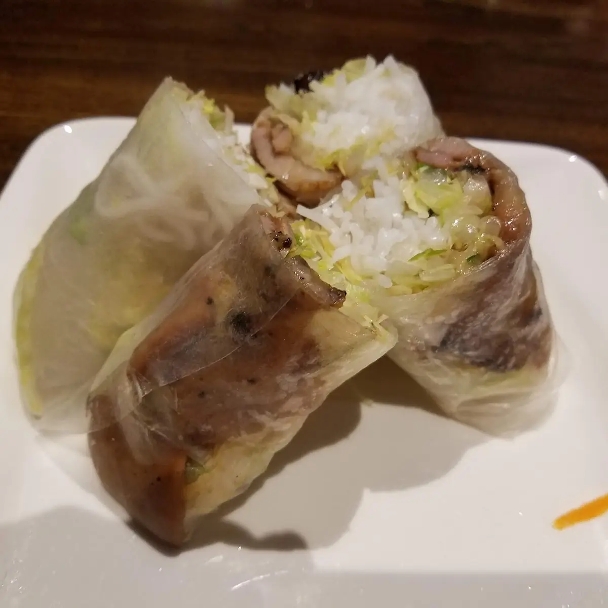 BBQ Pork Summer Roll