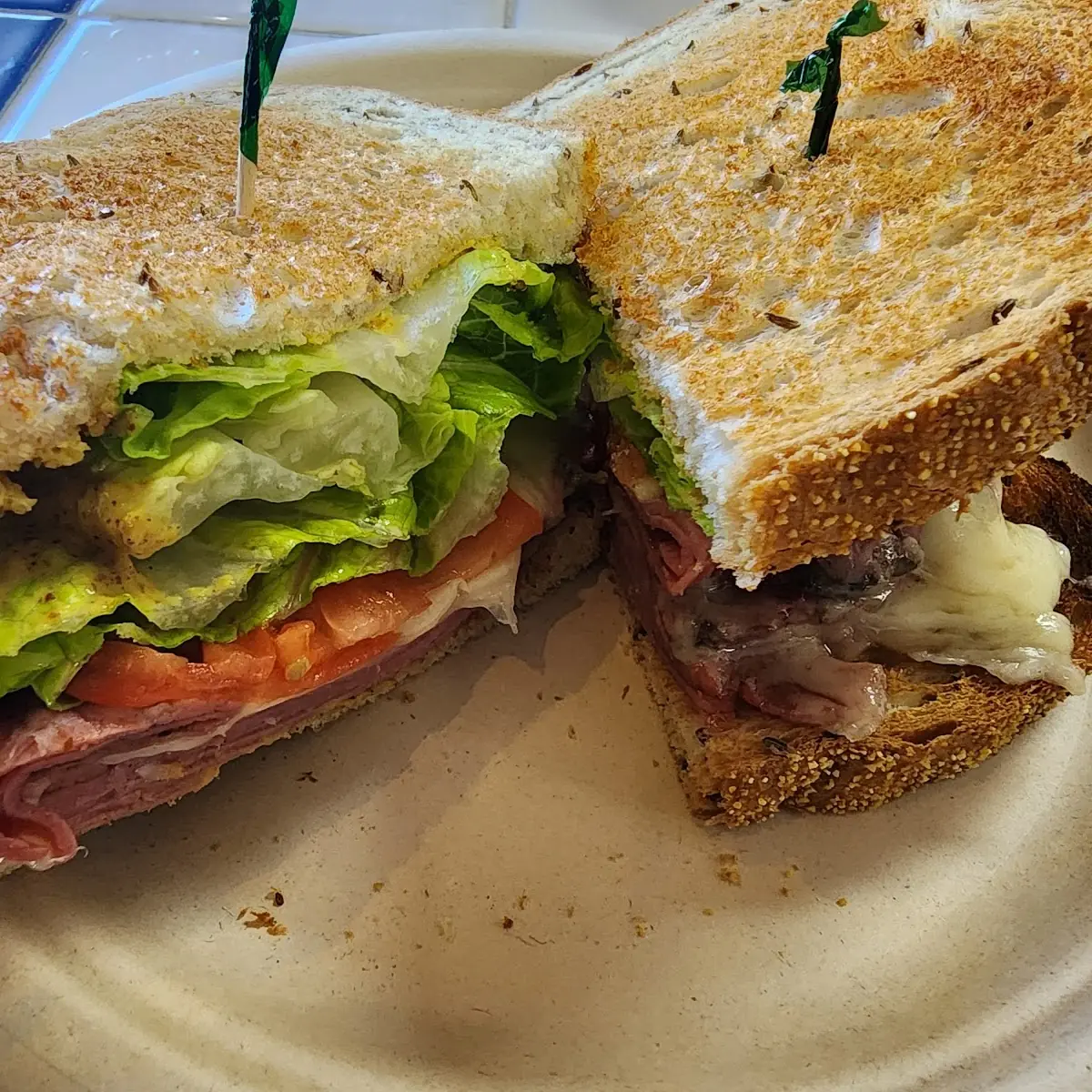 Hot Pastrami Sandwich