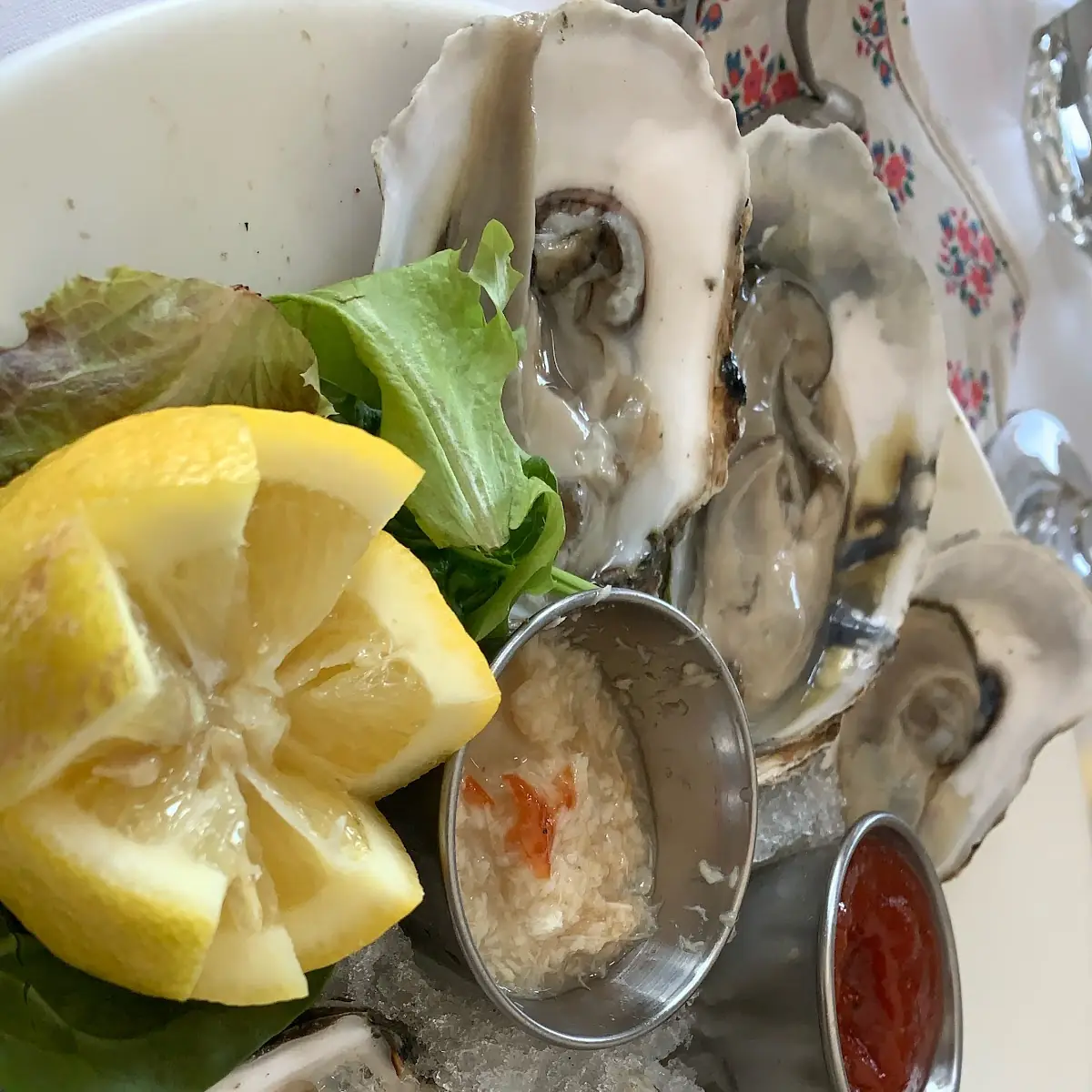 Blue Point Oysters on a Half Shell