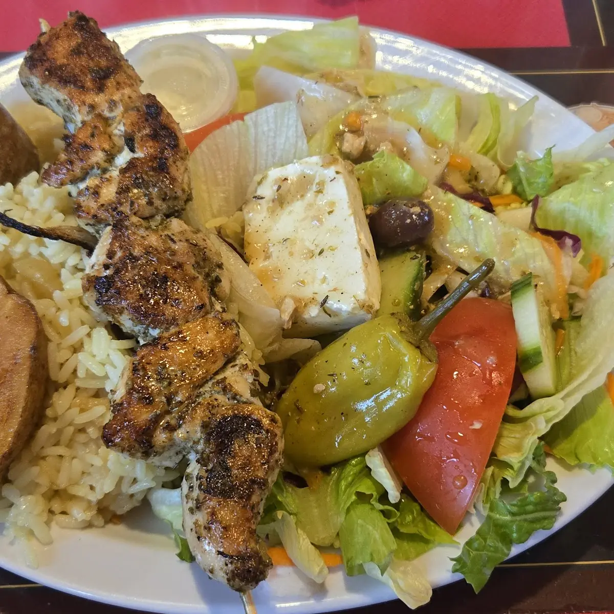 Chicken Soulvaki, Cornwall Bar B Q Restaurant