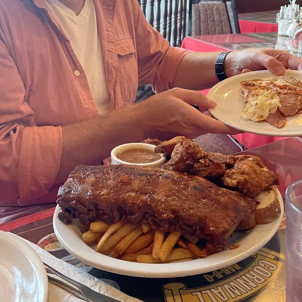 Half Rack of Ribs, Cornwall Bar B Q Restaurant