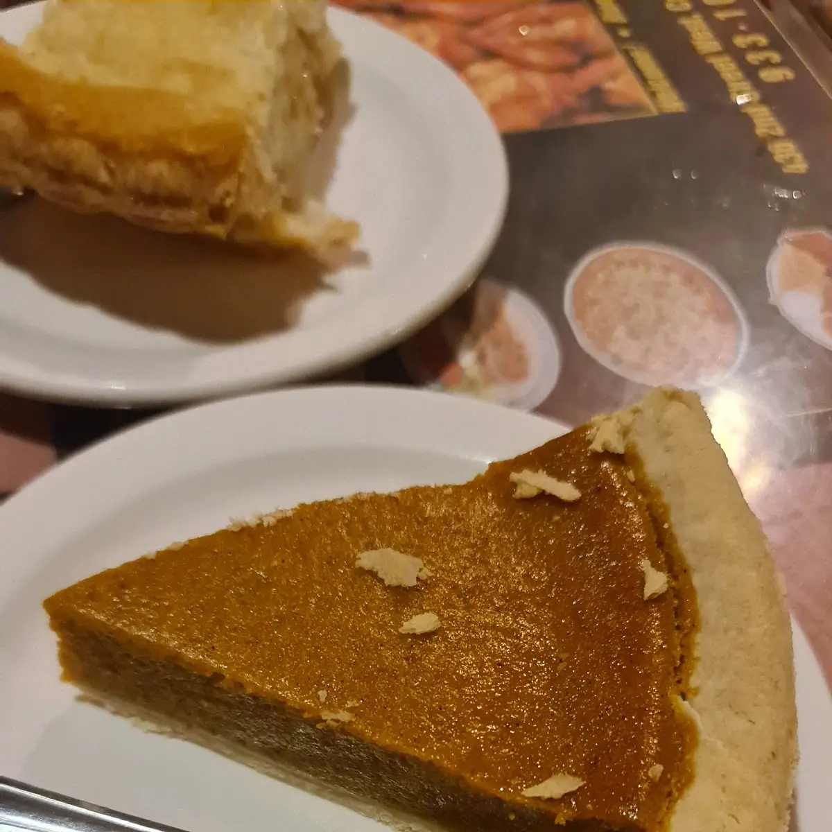 Pumpkin Pie, Cornwall Bar B Q Restaurant