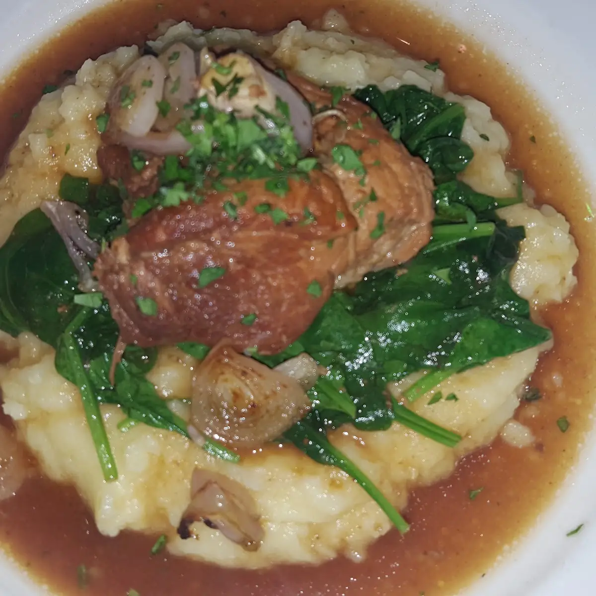 Pork with Mashed Potatoes