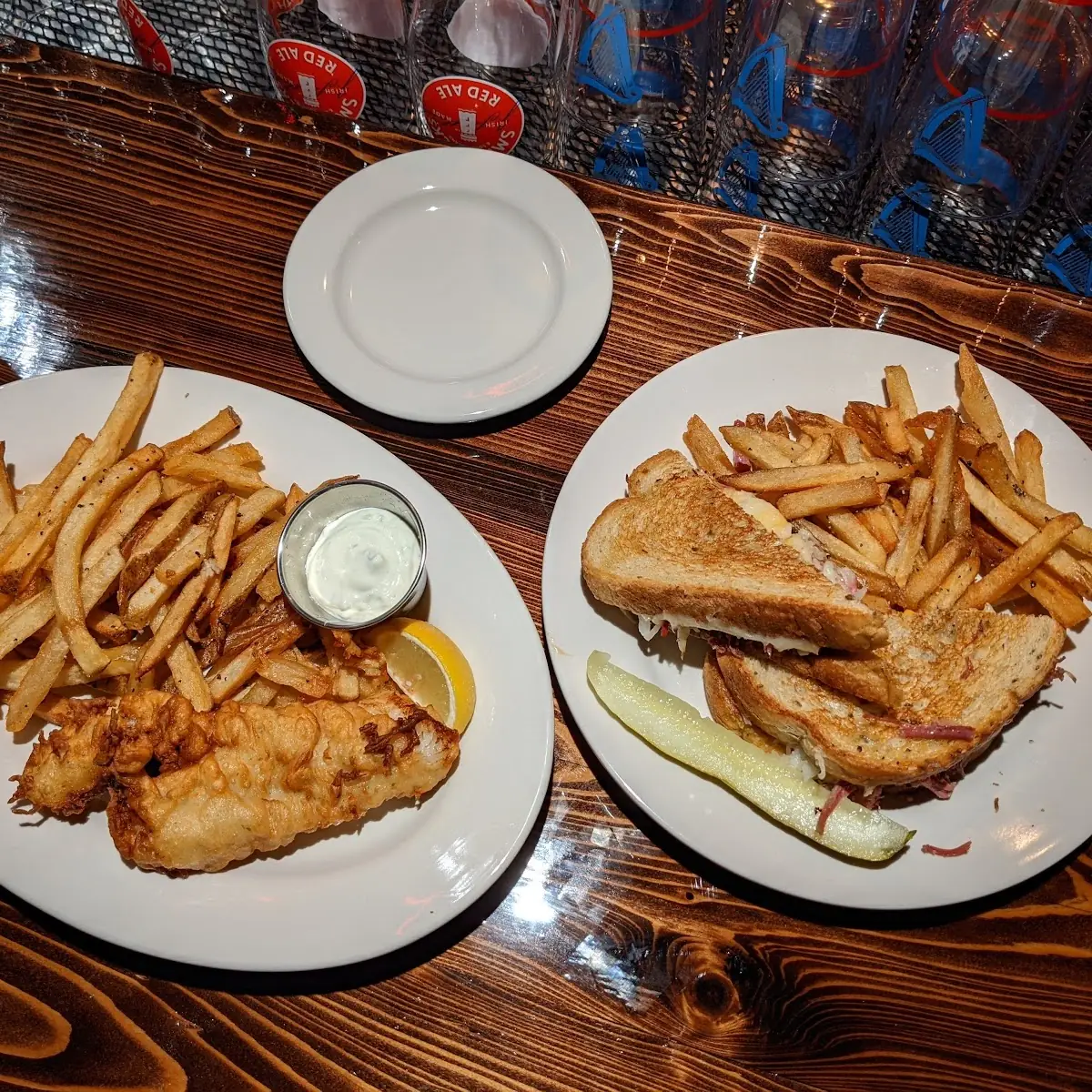 Grilled Cheese Sandwich with Fries