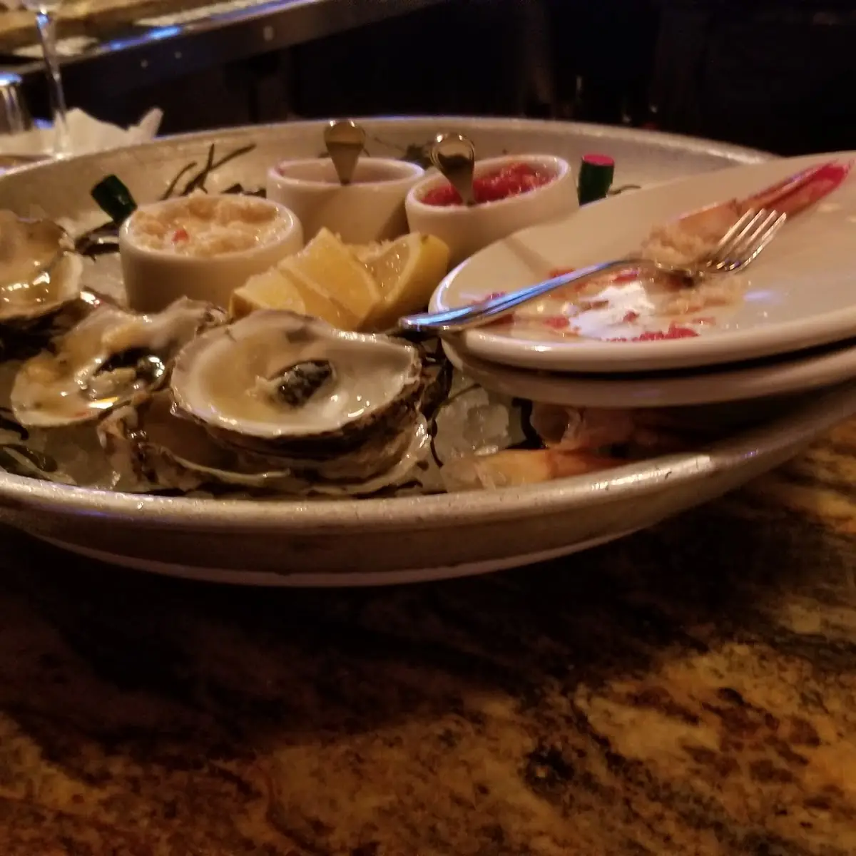 Hand Shucked Oysters on the Half Shell