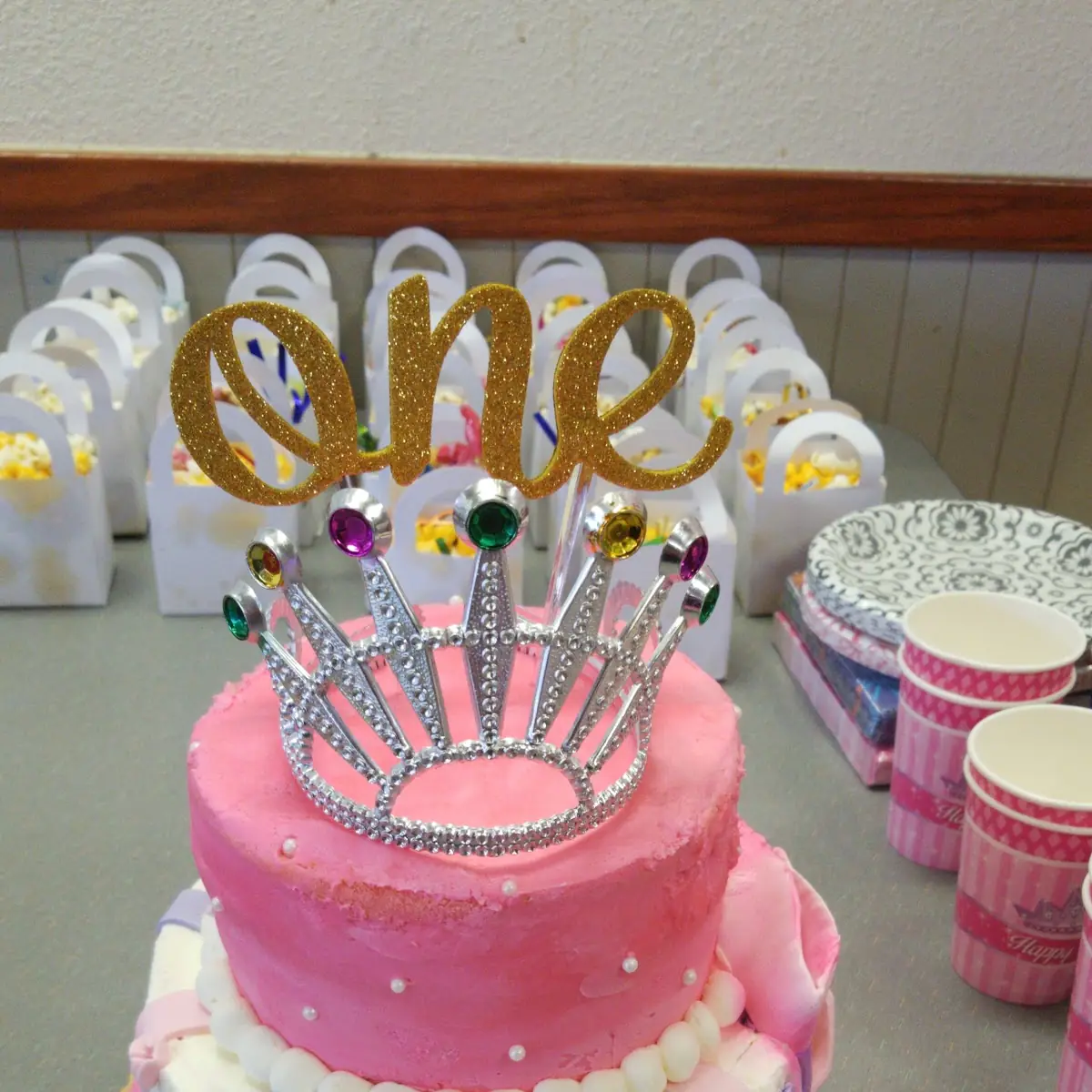 One Year Old Birthday Cake