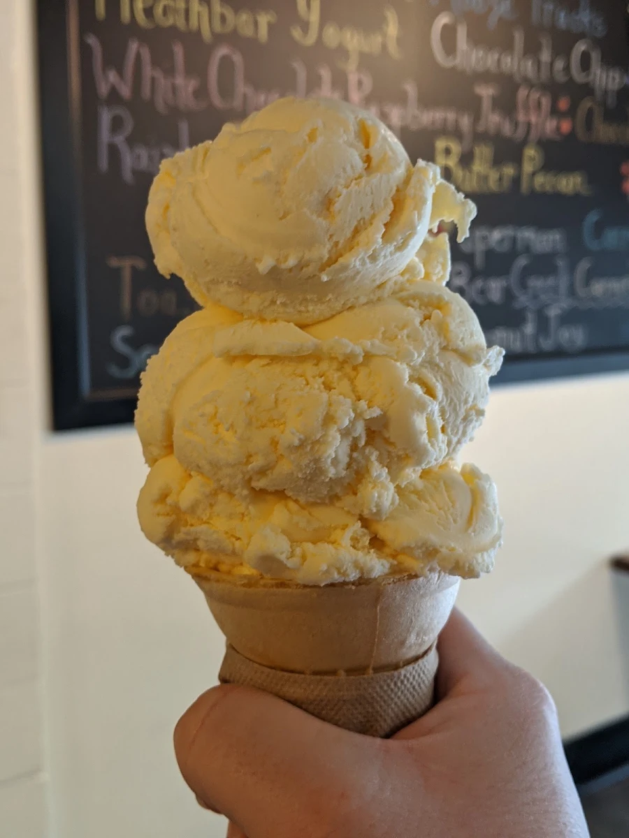 Vanilla Ice Cream Cone