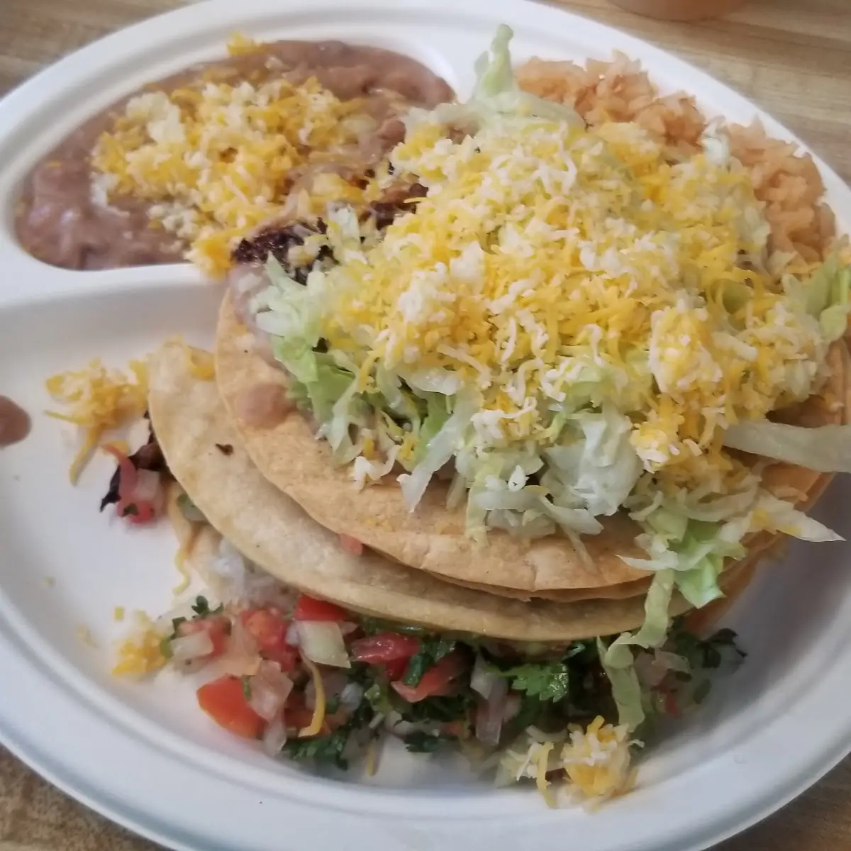 Taco & Tostada Combination Plates