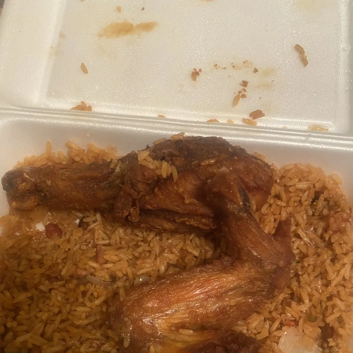 Pork Fried Rice and Fried Chicken Wings Combo