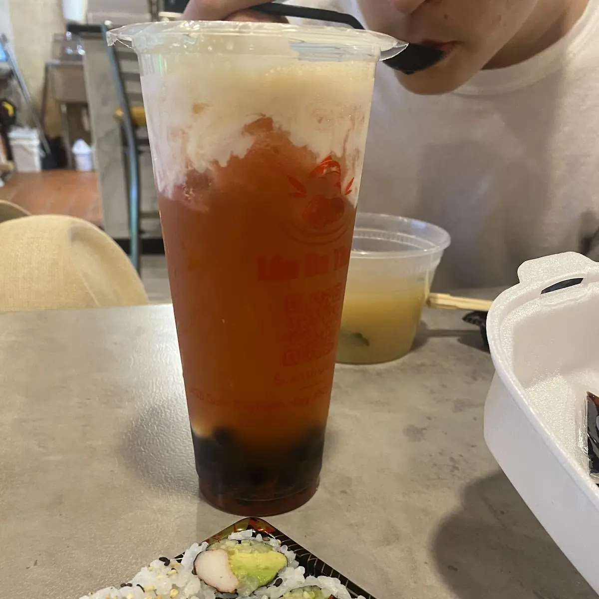 Strawberry Cream Cheese Boba