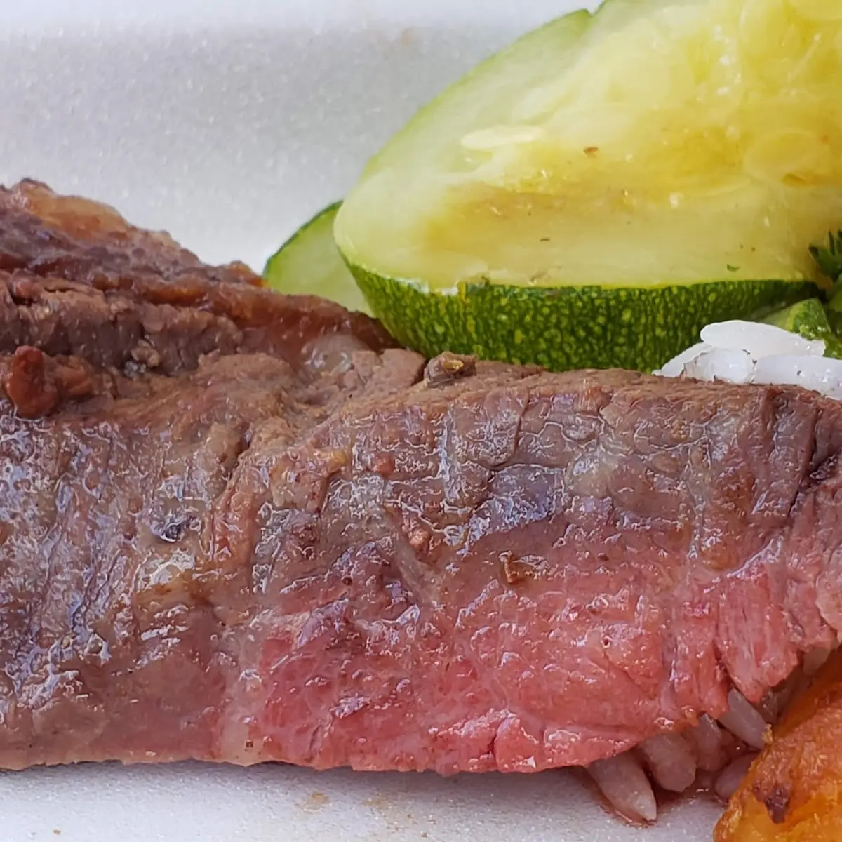 Steak with Fresh Seasonal Vegetables