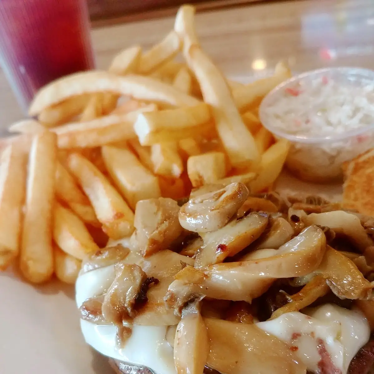 Mushroom Swiss Burger