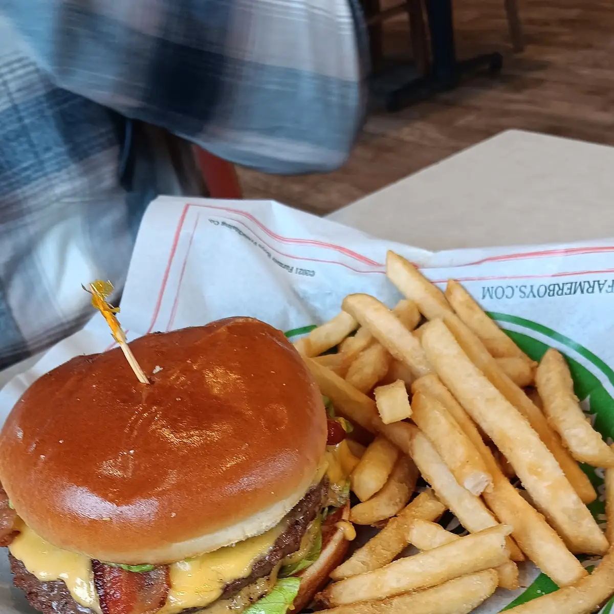 Double Bacon Cheeseburger Combo