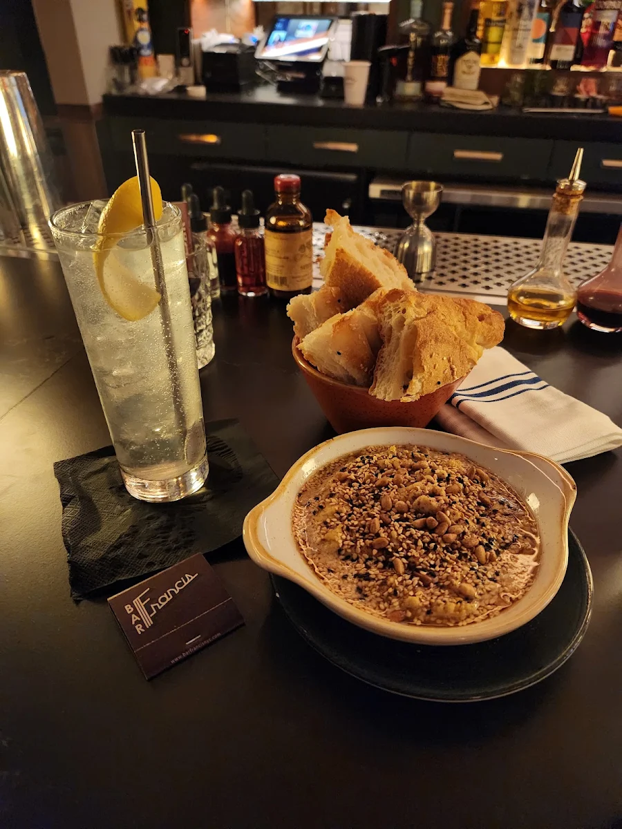 Brown Butter Hummus with Pine Nuts