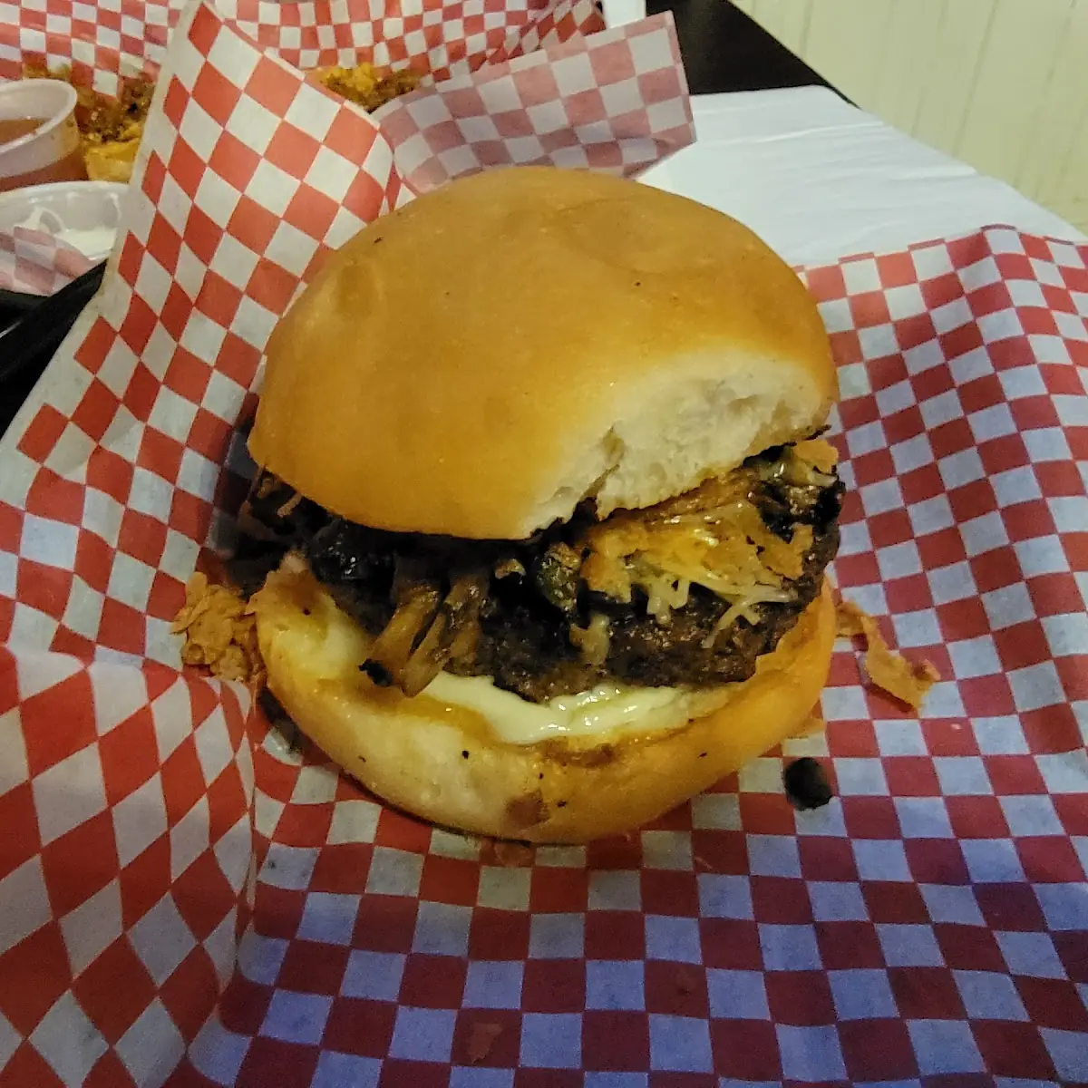 Garlic Parmesan Burger